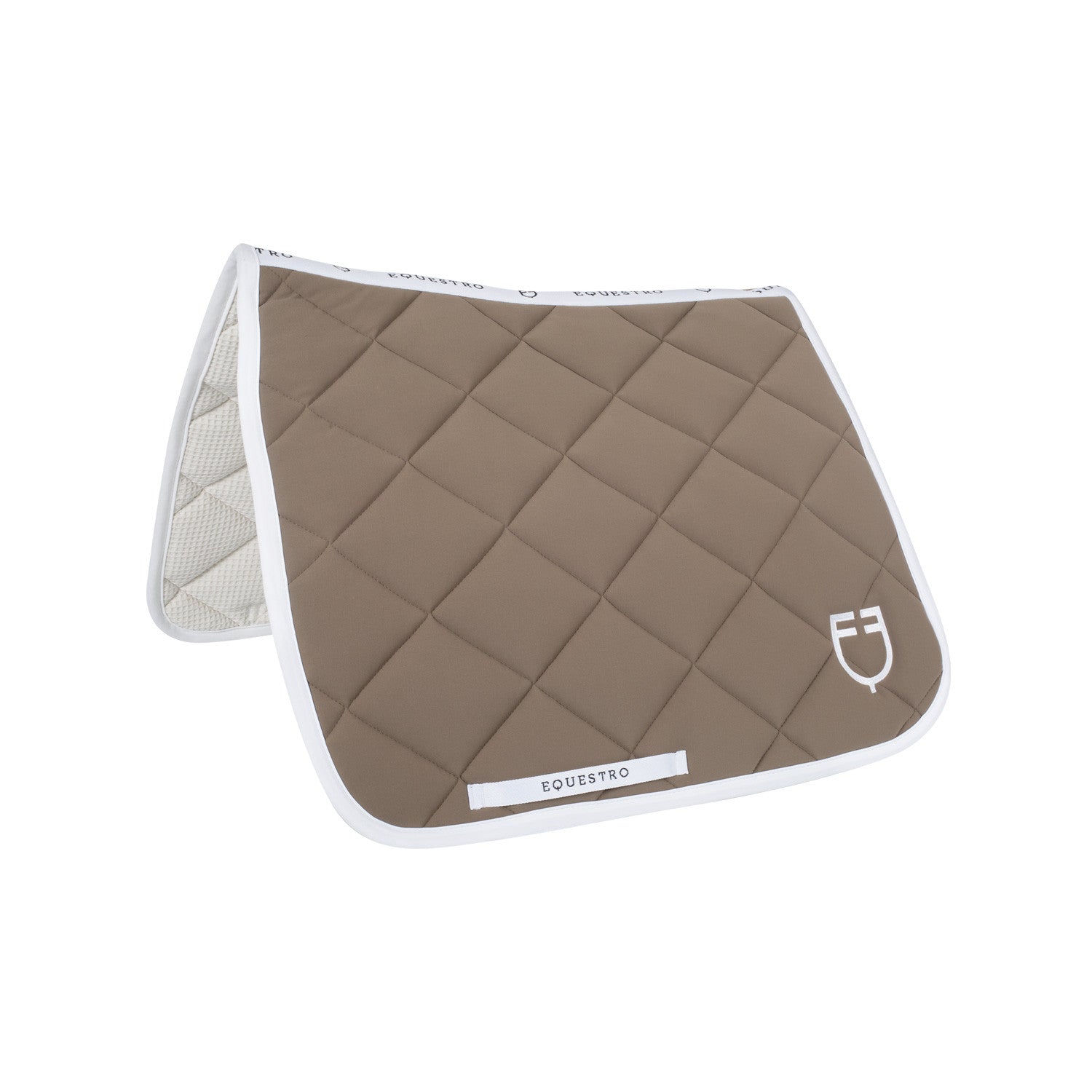 Equestro Dressage saddle pad with diamond quilting