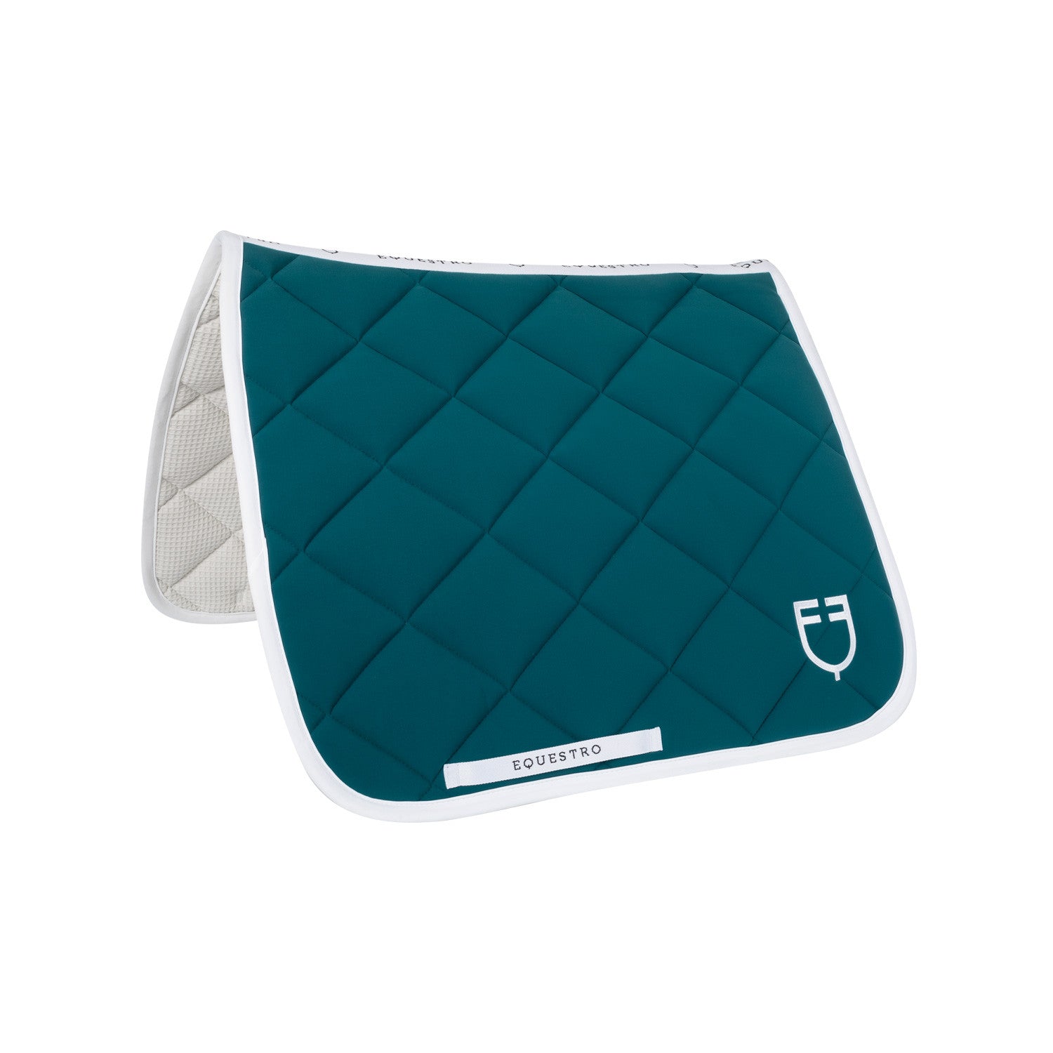 Equestro Dressage saddle pad with diamond quilting