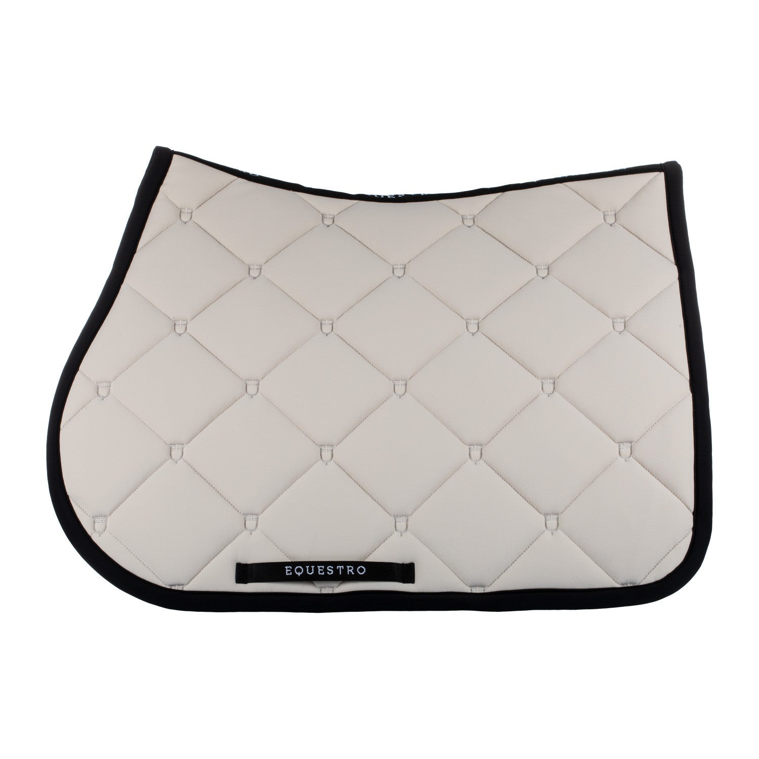 Jumping saddle pad in technical fabric