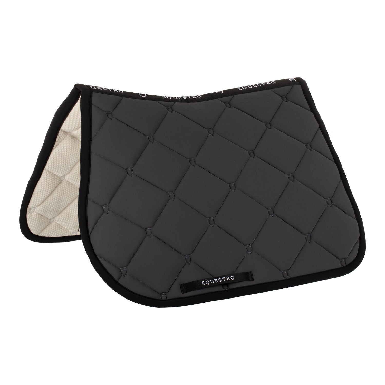 Jumping saddle pad in technical fabric
