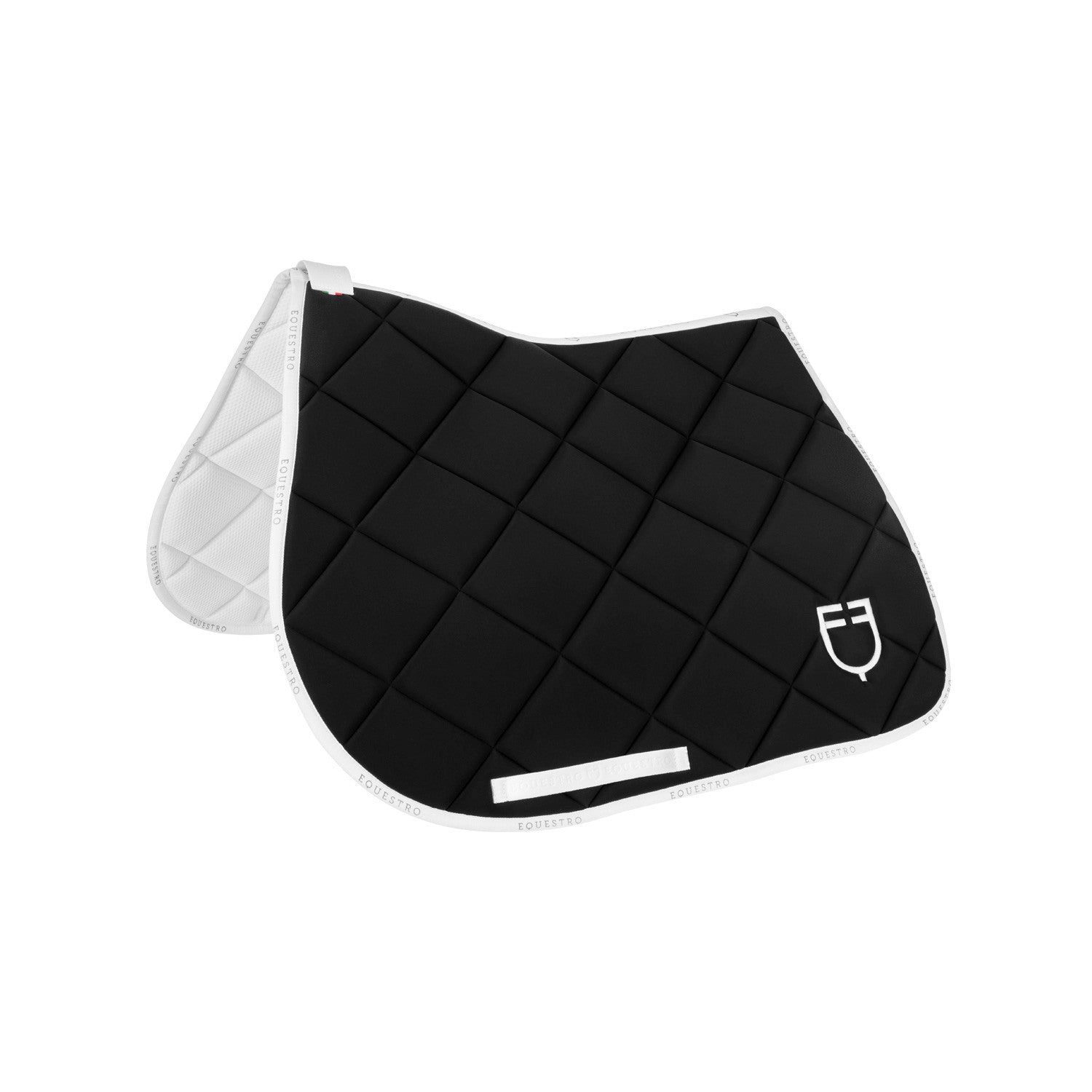 Equestro Jumping saddle pad technical fabric with logo