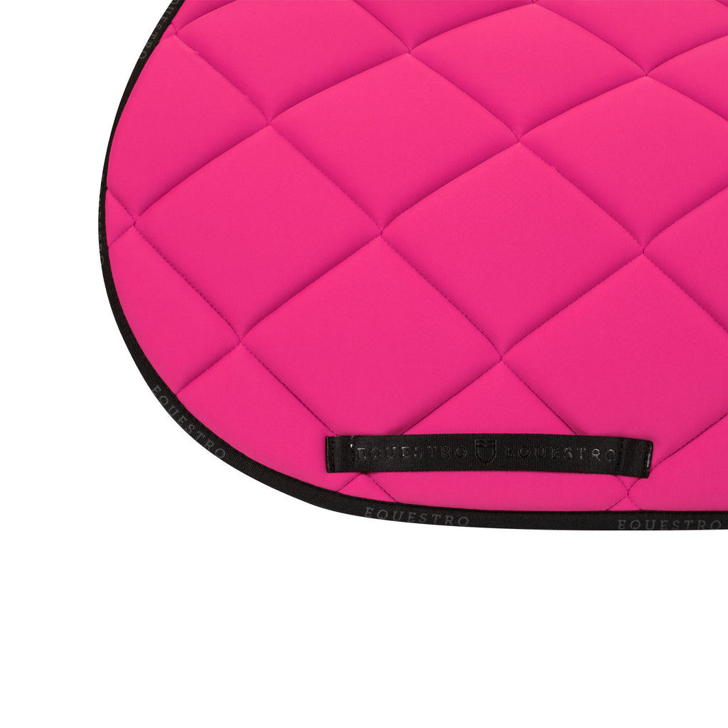 Jumping saddle pad technical fabric with logo