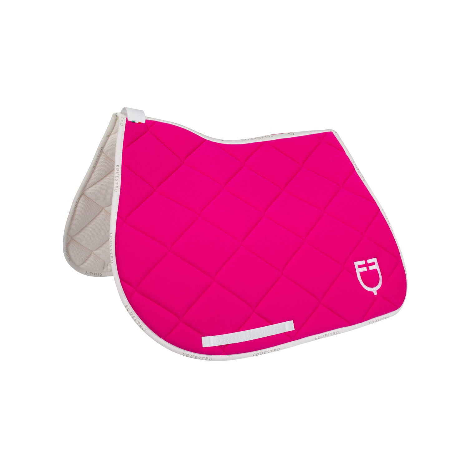 Equestro Jumping saddle pad technical fabric with logo