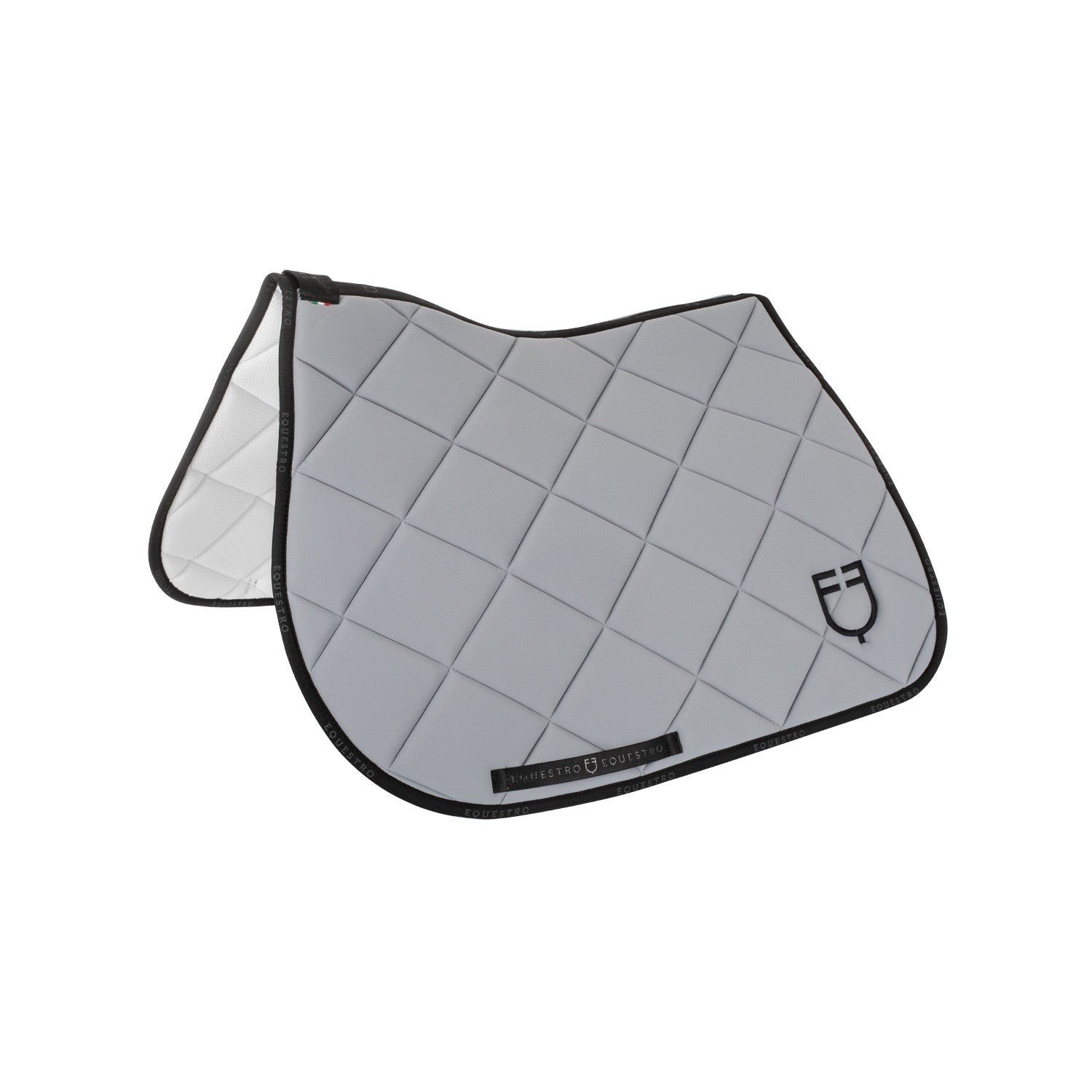 Equestro Jumping saddle pad technical fabric with logo