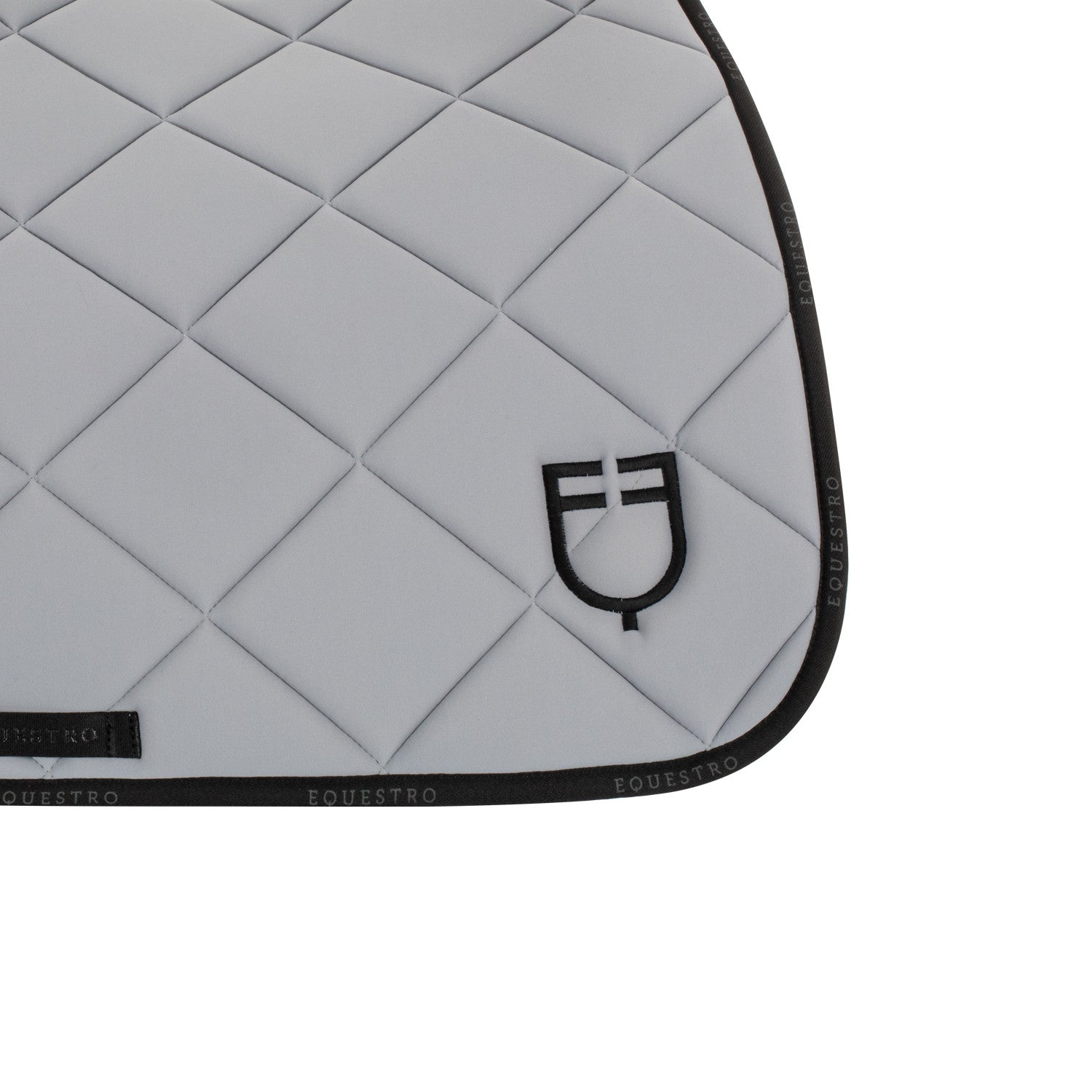 Jumping saddle pad technical fabric with logo