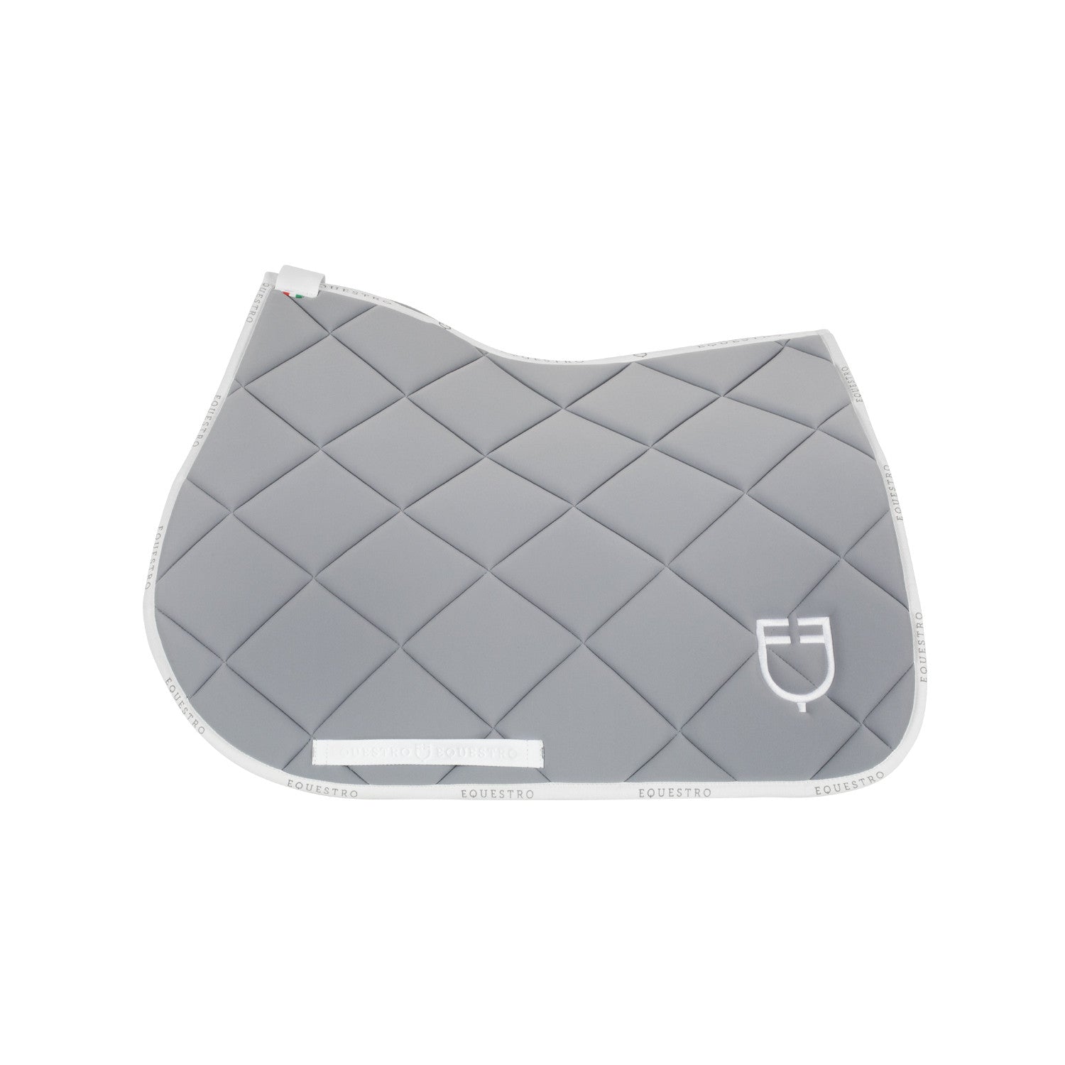 Jumping saddle pad technical fabric with logo