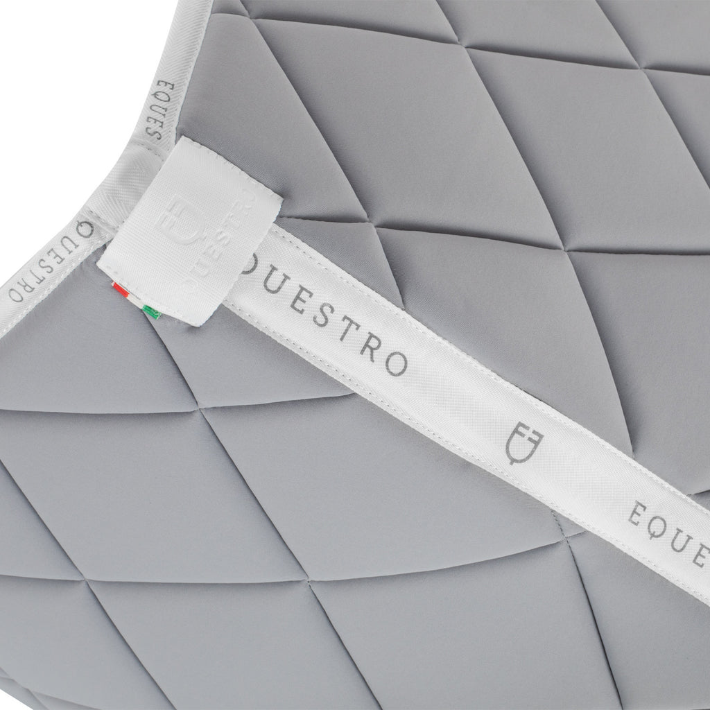 Jumping saddle pad technical fabric with logo