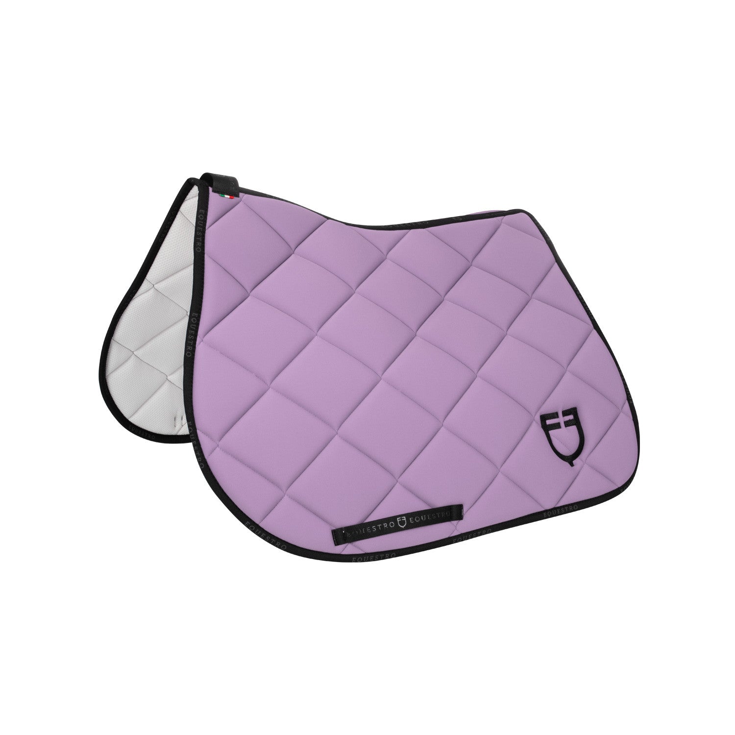 Equestro Jumping saddle pad technical fabric with logo