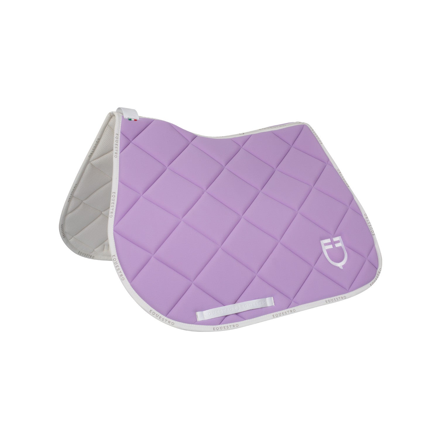 Equestro Jumping saddle pad technical fabric with logo