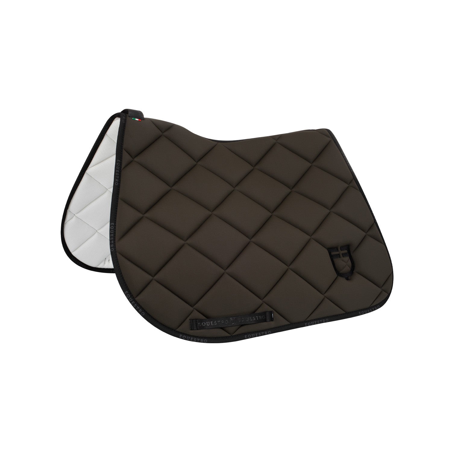 Equestro Jumping saddle pad technical fabric with logo