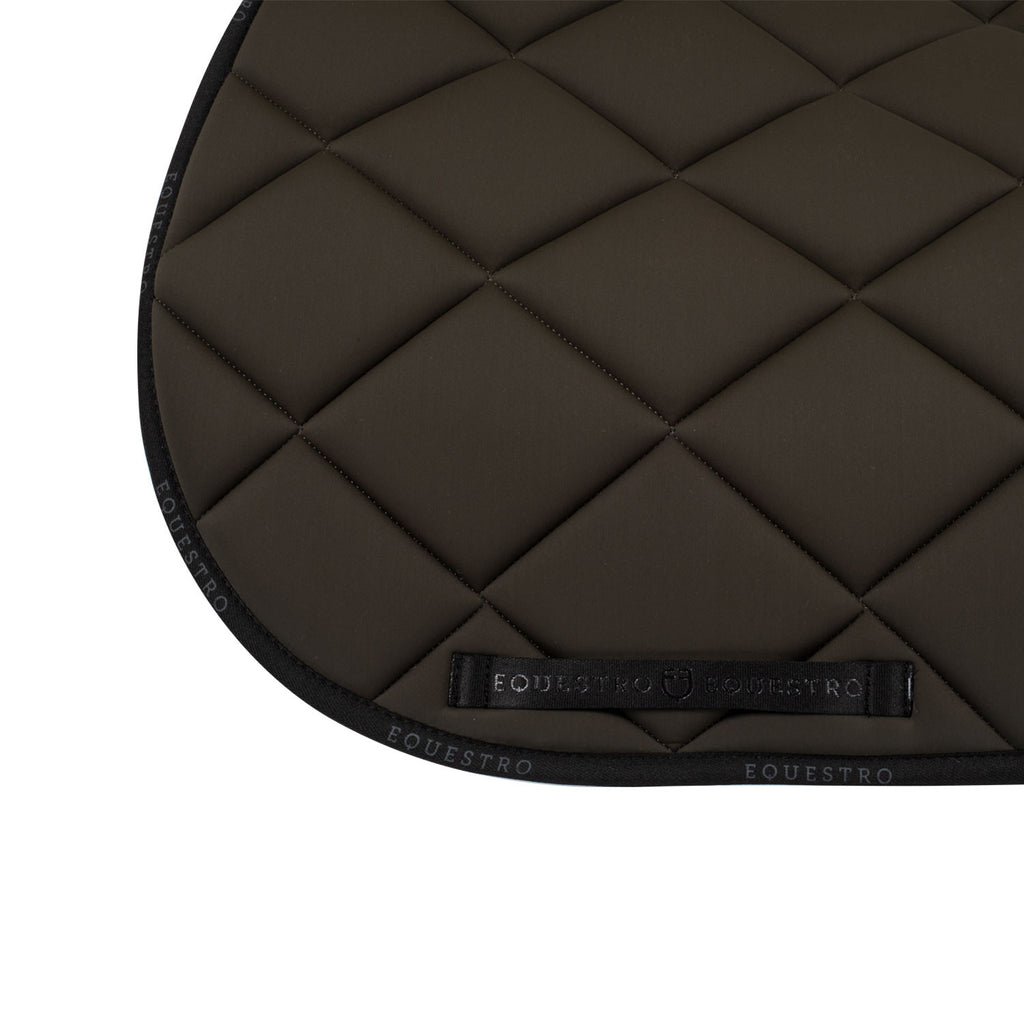 Jumping saddle pad technical fabric with logo
