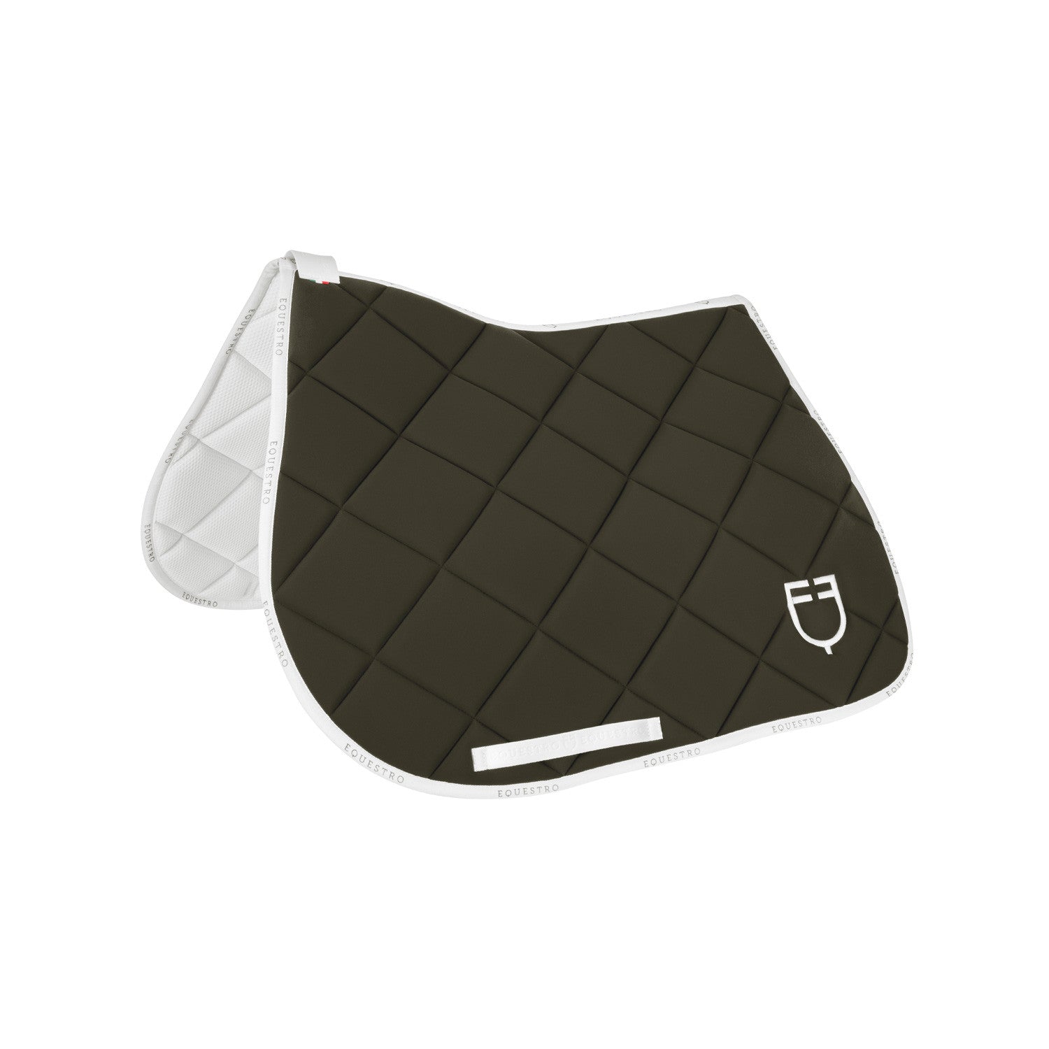 Equestro Jumping saddle pad technical fabric with logo