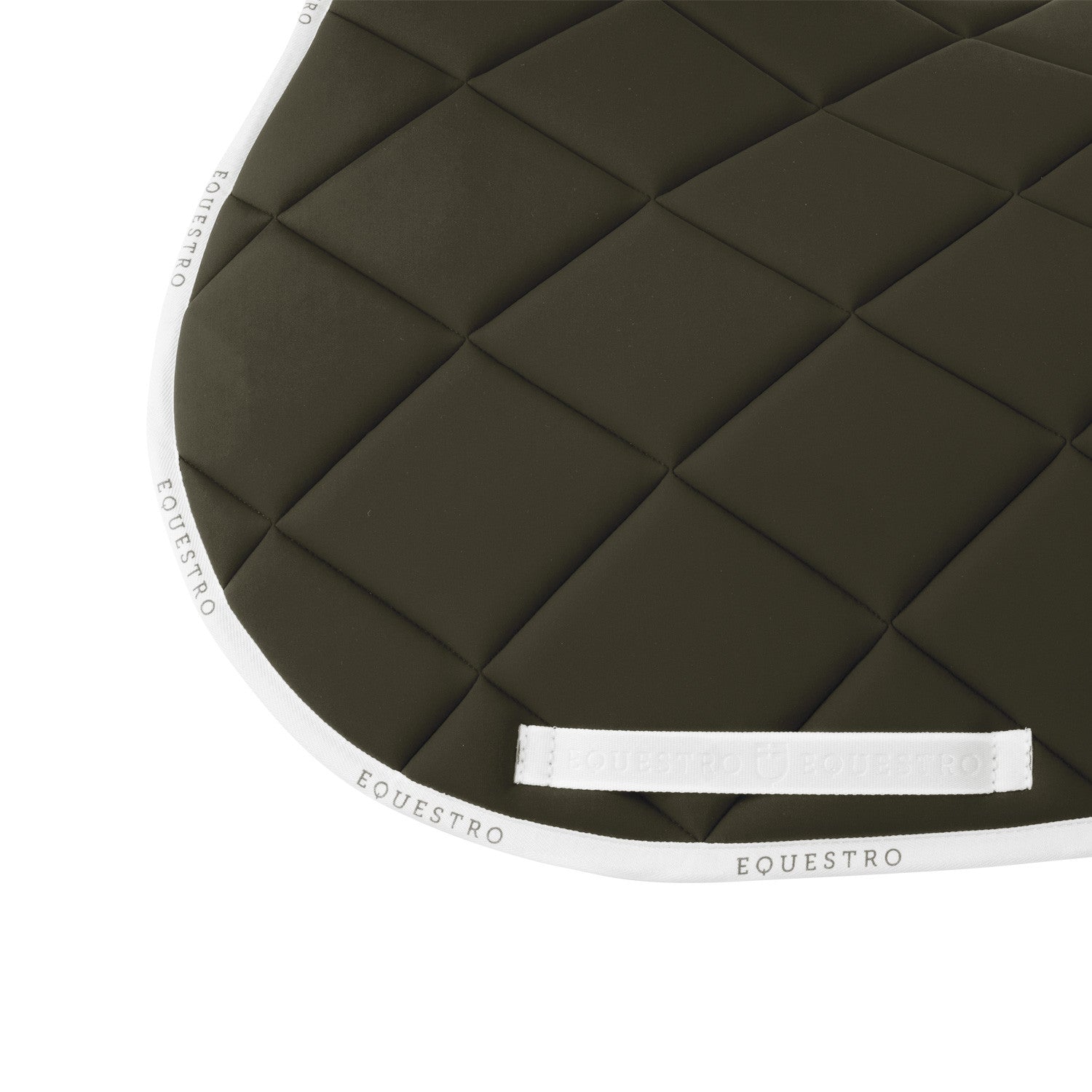 Jumping saddle pad technical fabric with logo