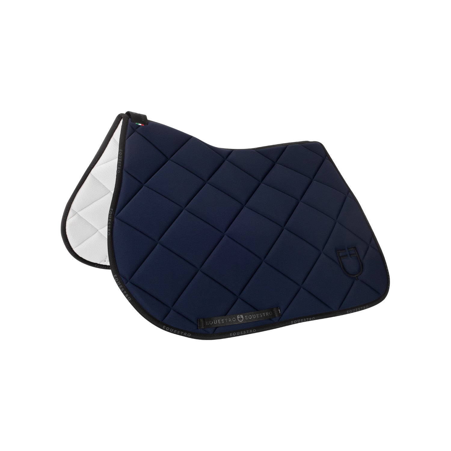 Equestro Jumping saddle pad technical fabric with logo