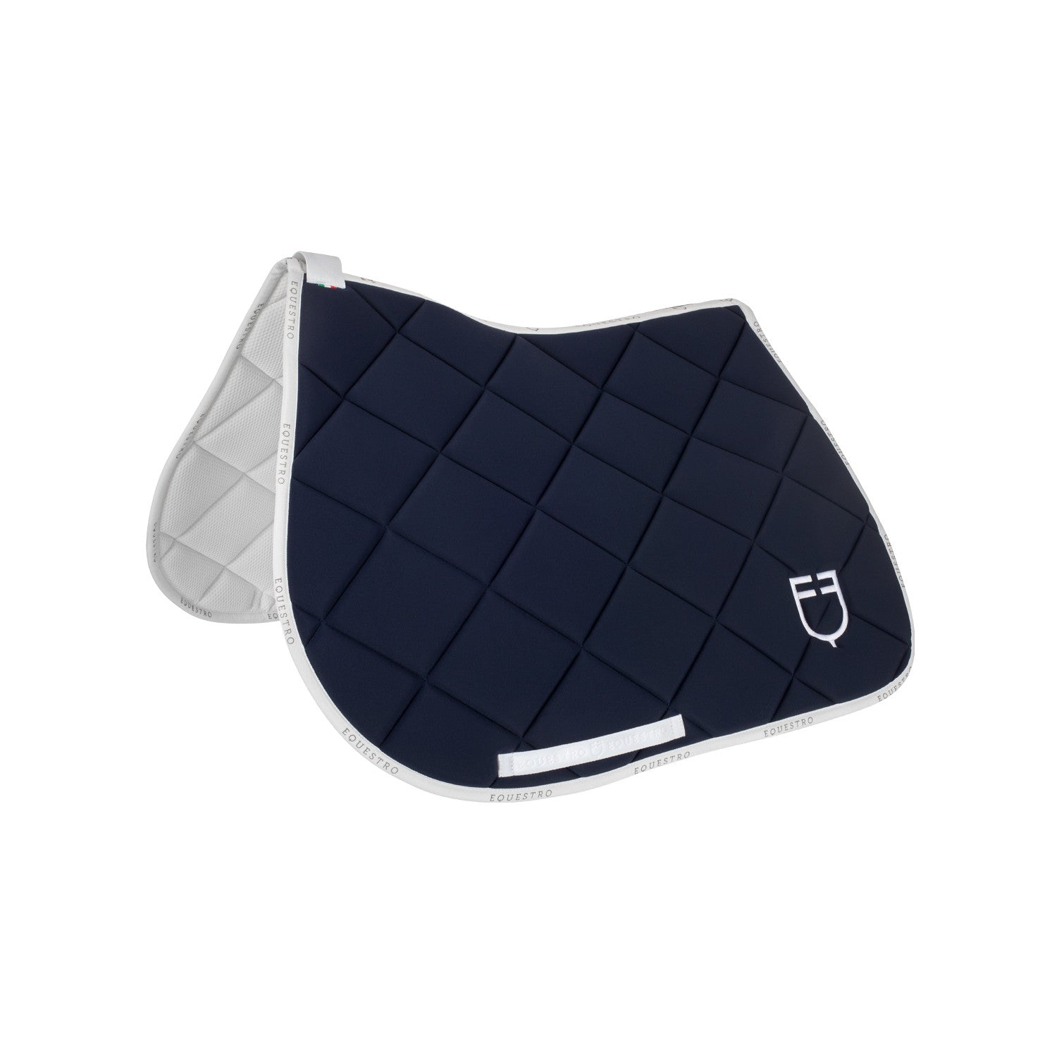 Equestro Jumping saddle pad technical fabric with logo