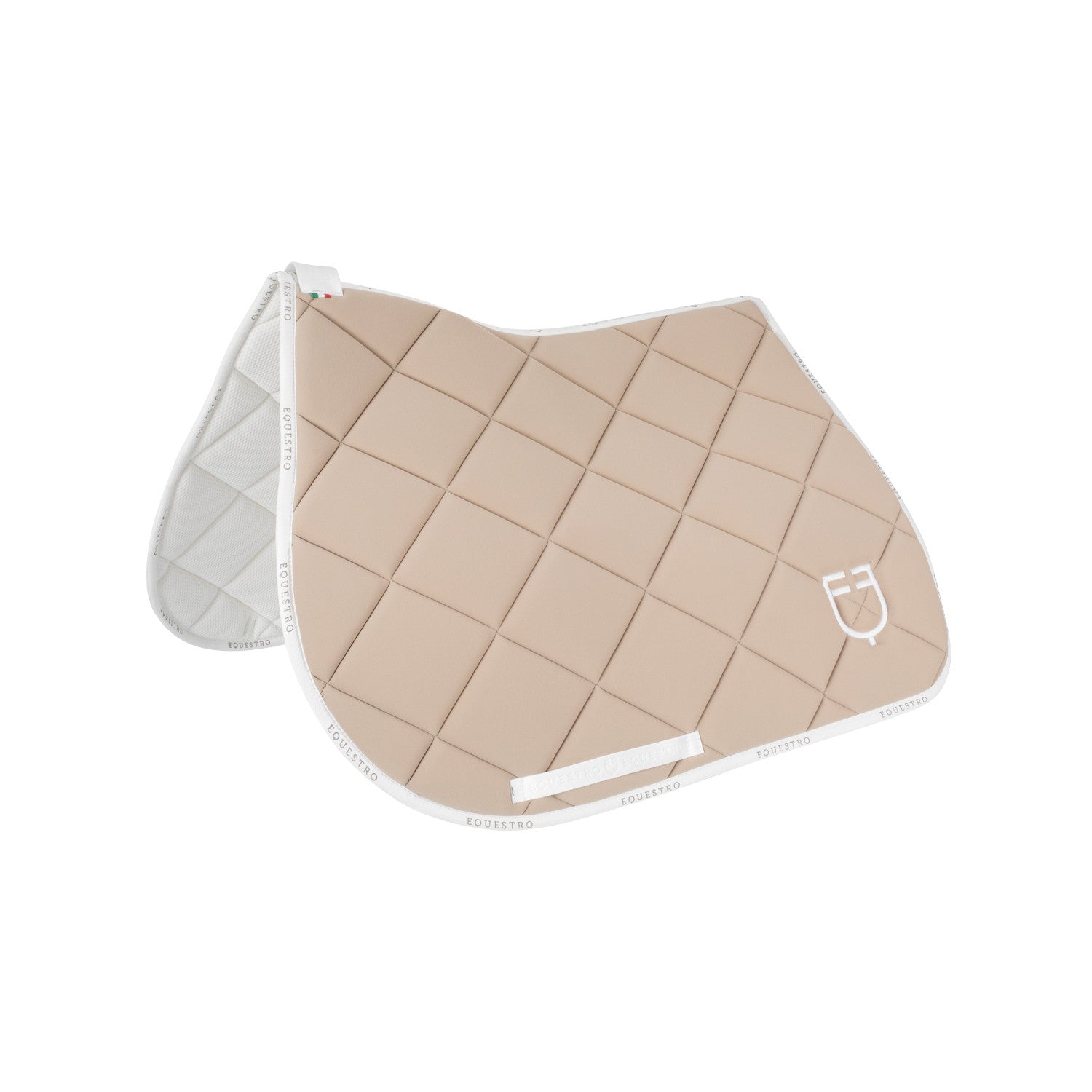 Equestro Jumping saddle pad technical fabric with logo