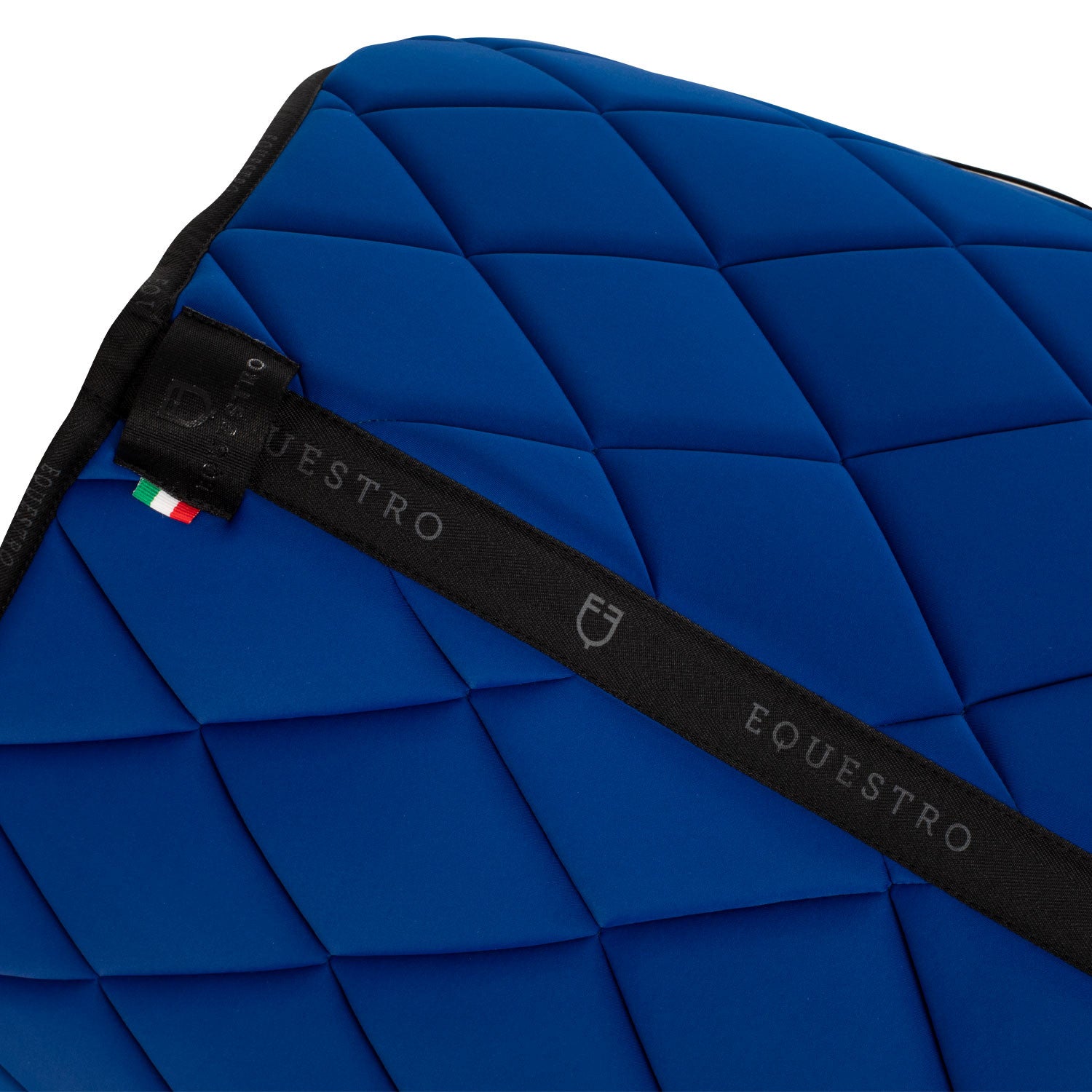 Jumping saddle pad technical fabric with logo
