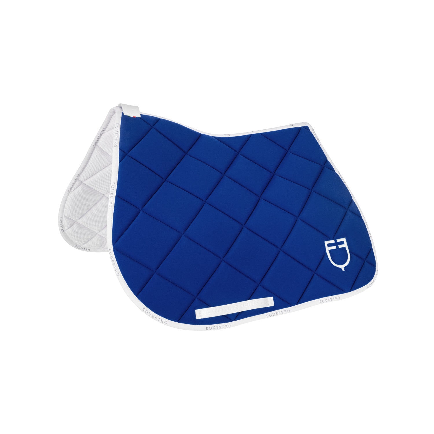Equestro Jumping saddle pad technical fabric with logo
