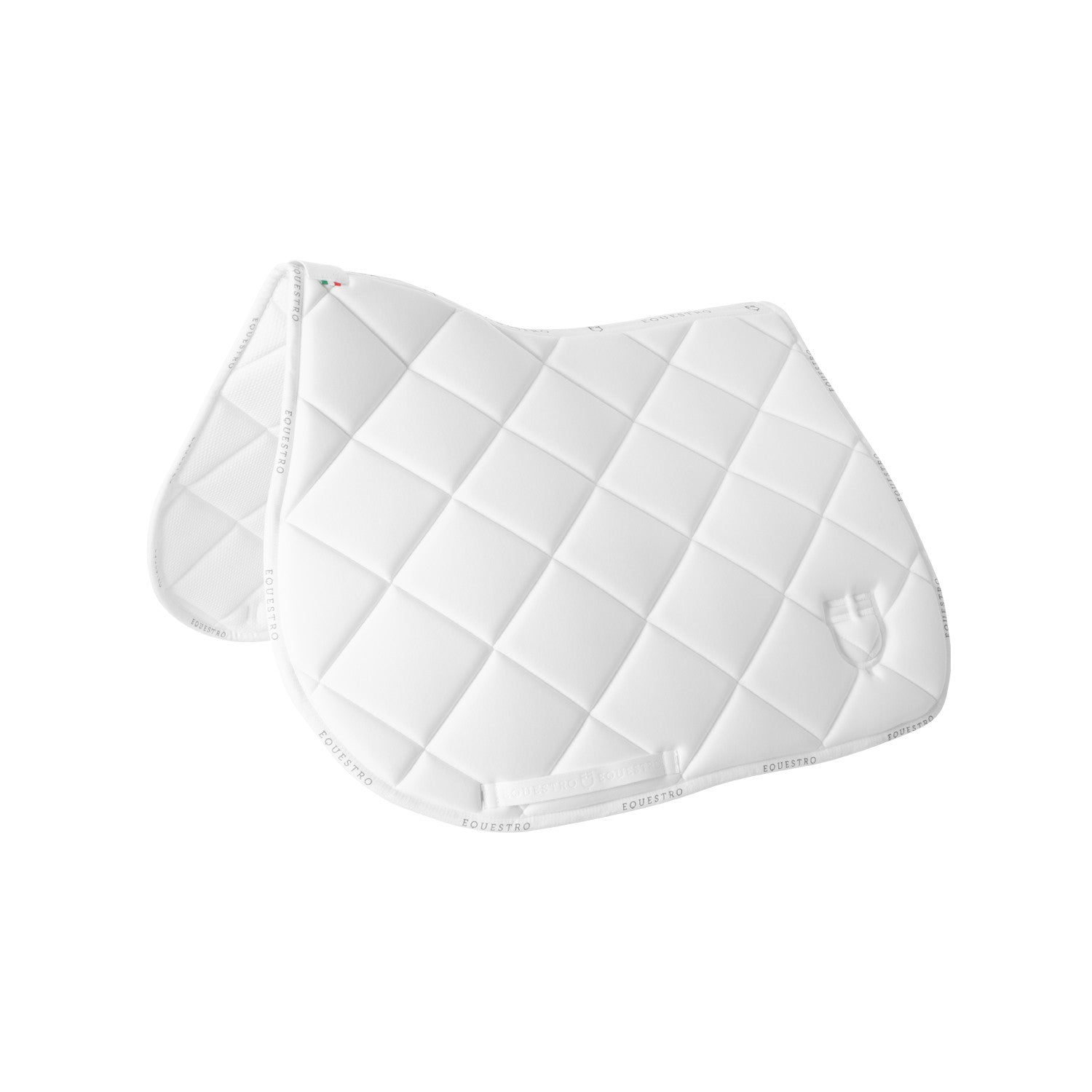 Equestro Jumping saddle pad technical fabric with logo