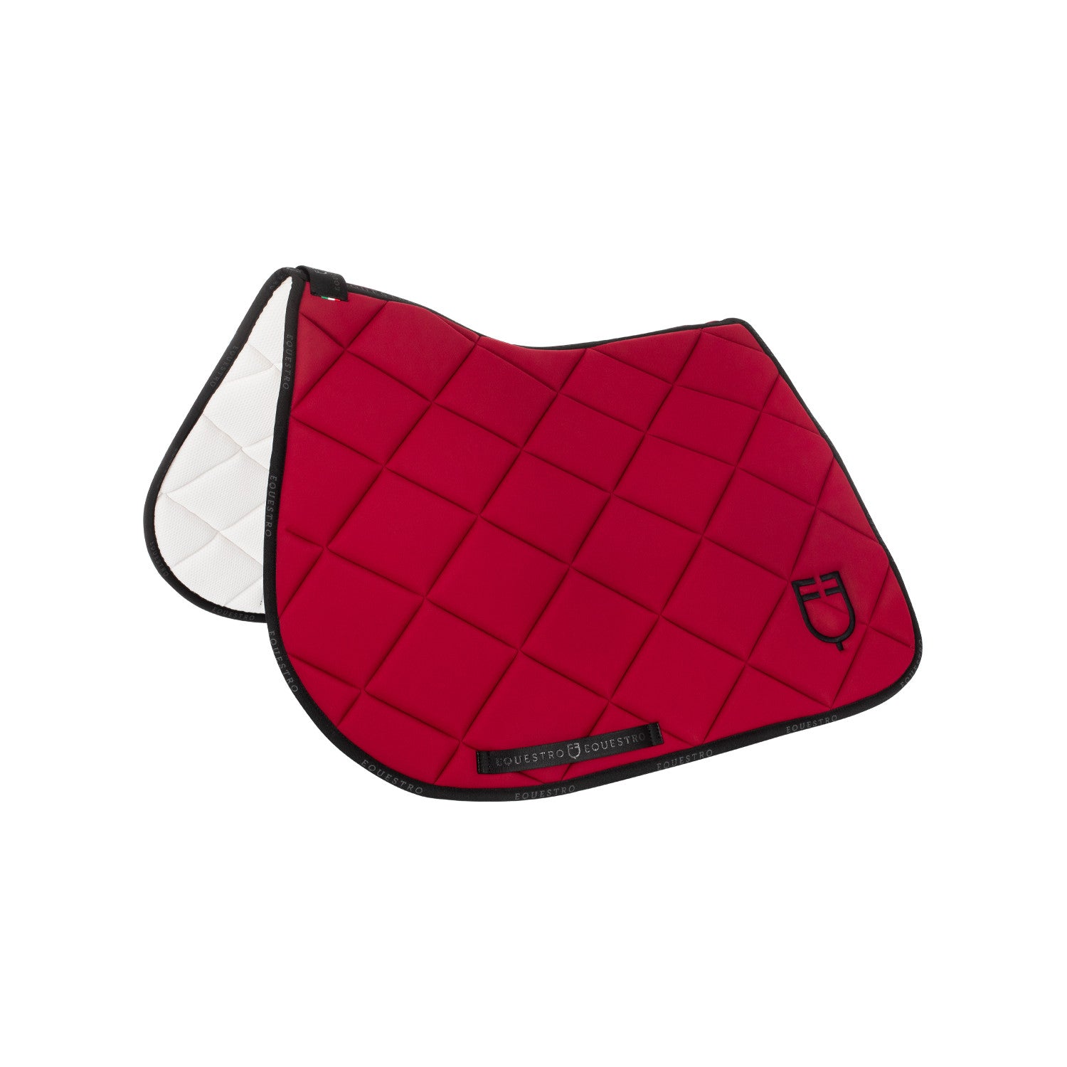 Equestro Jumping saddle pad technical fabric with logo