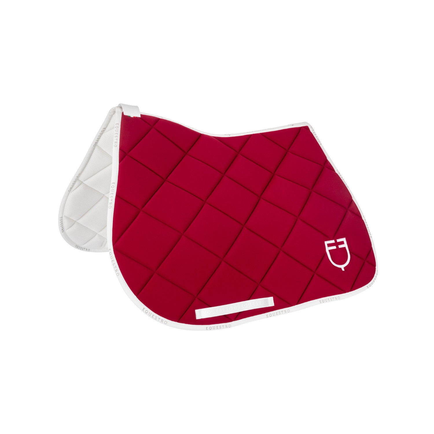 Equestro Jumping saddle pad technical fabric with logo