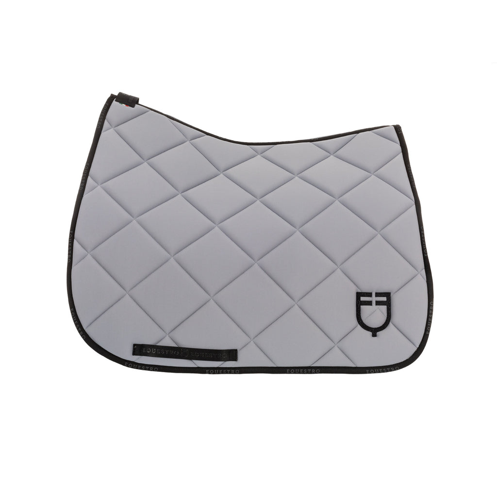 Dressage saddle pad technical fabric with logo