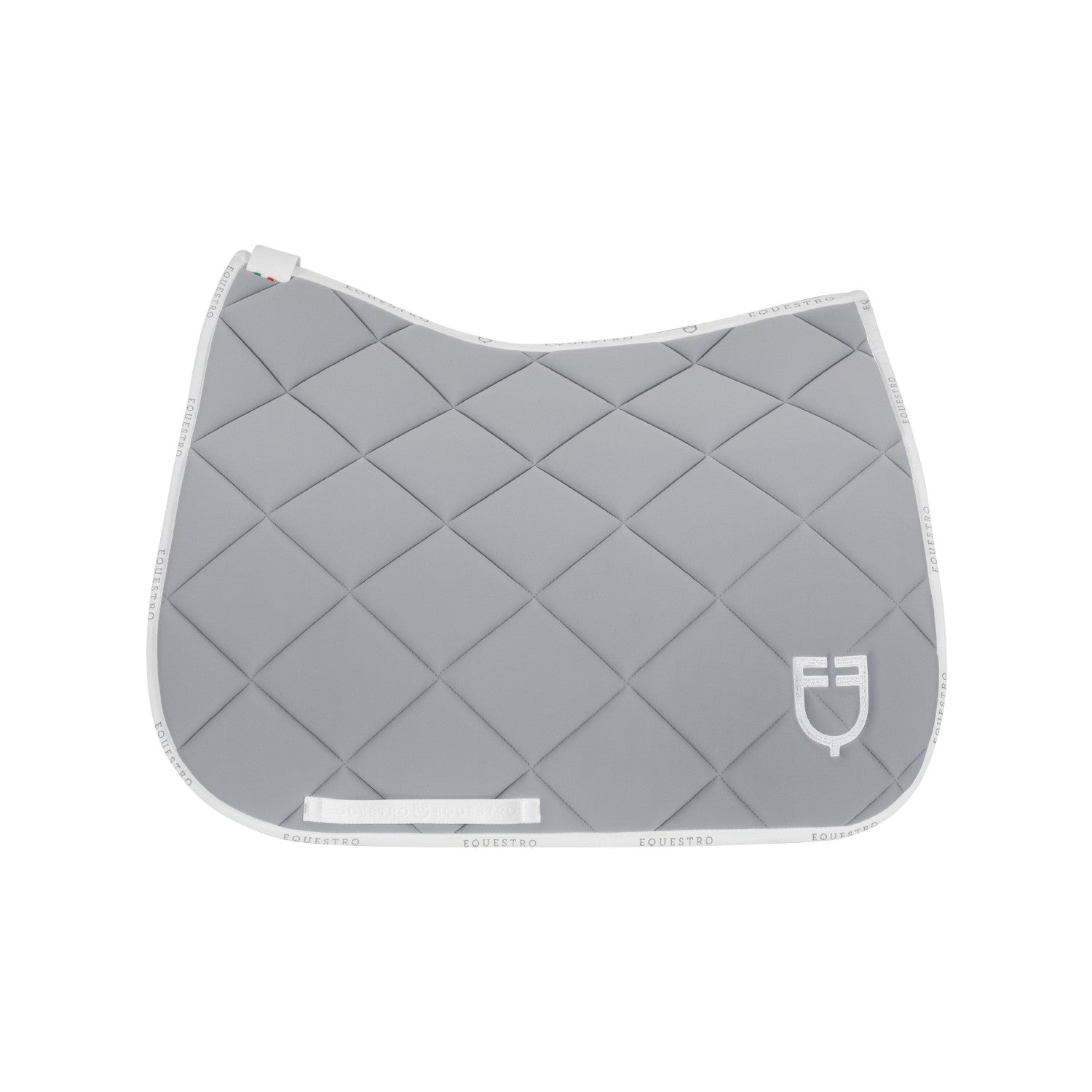 Dressage saddle pad technical fabric with logo