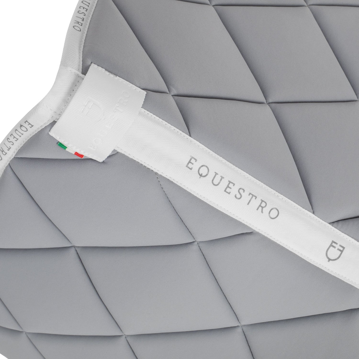 Dressage saddle pad technical fabric with logo