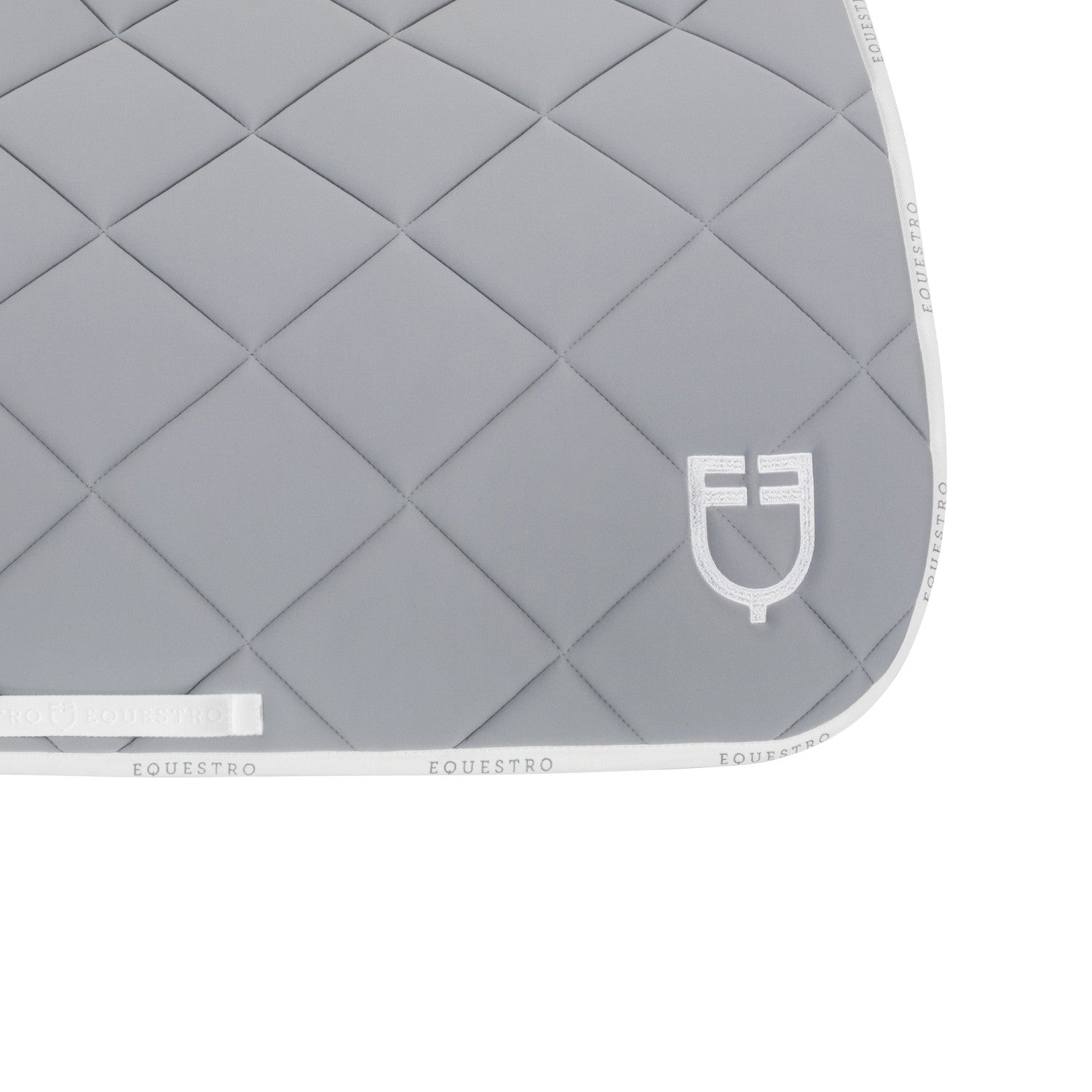 Dressage saddle pad technical fabric with logo