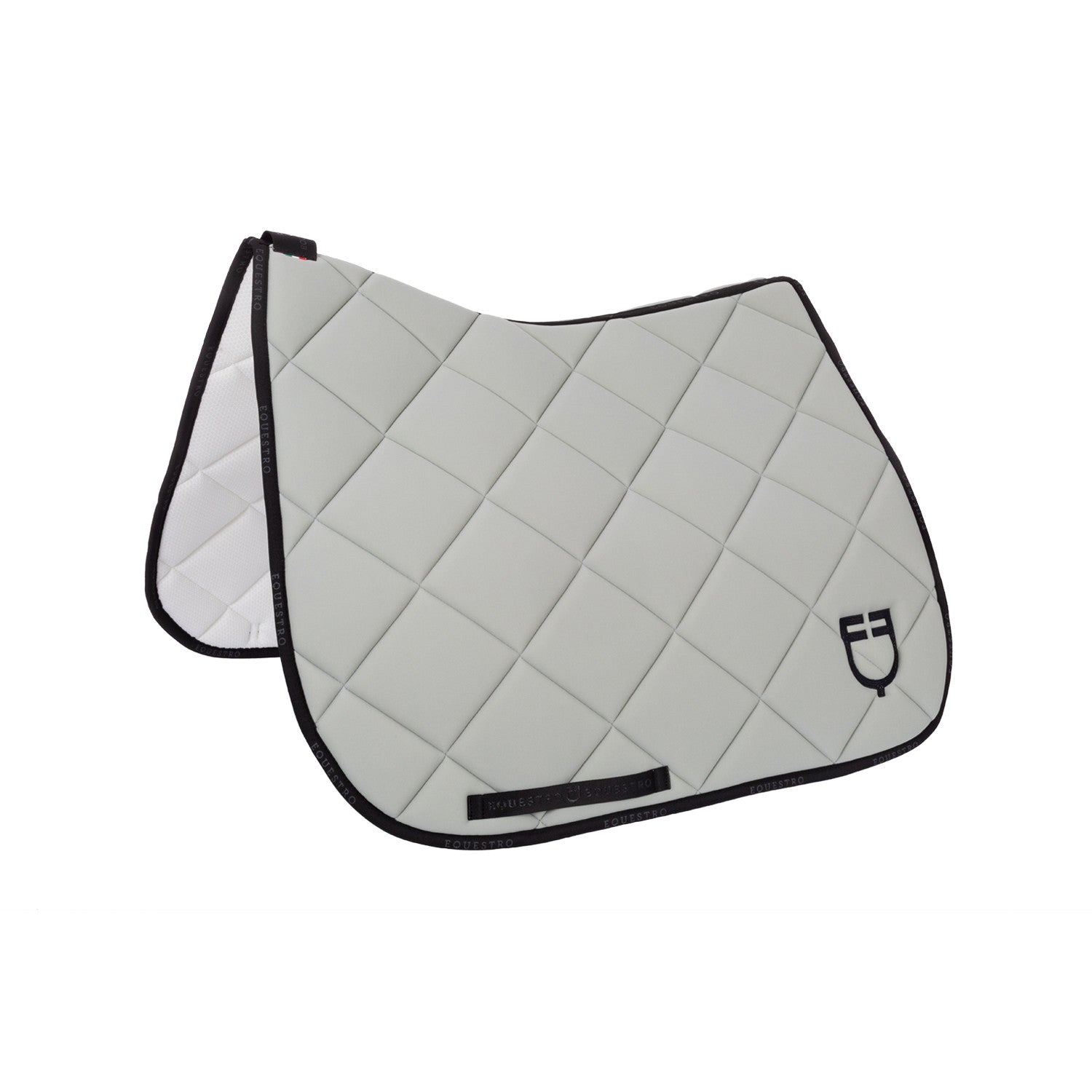 Equestro Dressage saddle pad technical fabric with logo