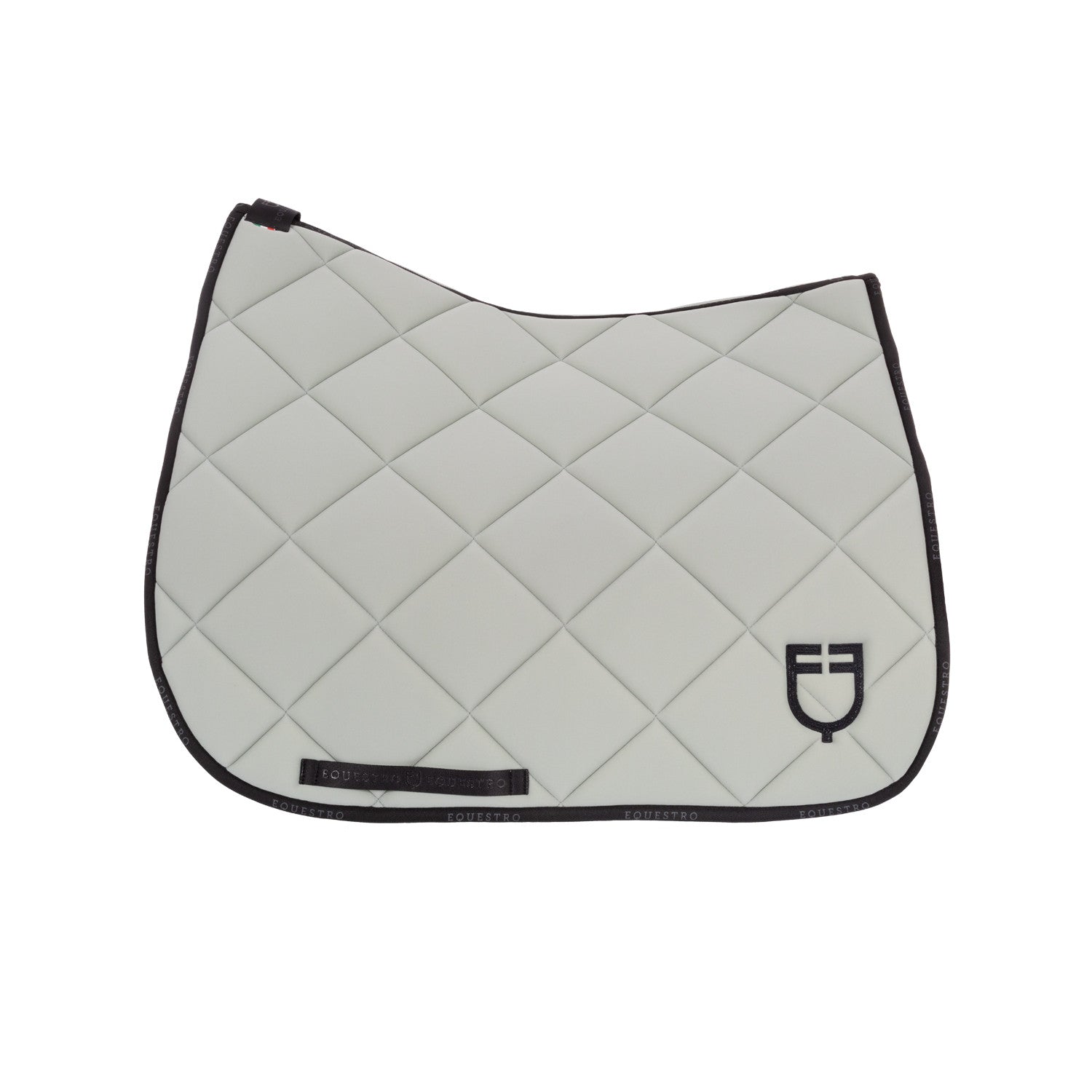 Dressage saddle pad technical fabric with logo