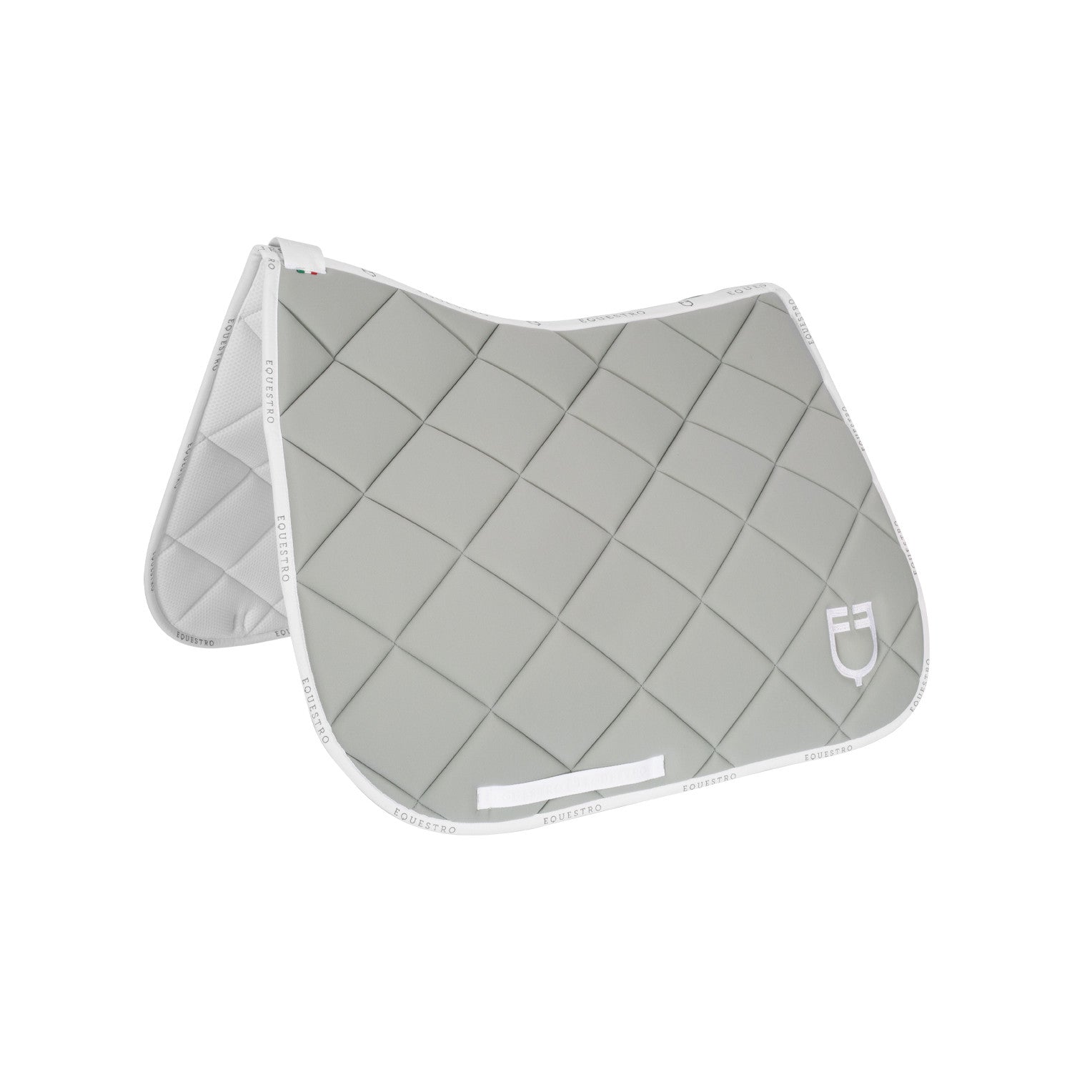 Equestro Dressage saddle pad technical fabric with logo
