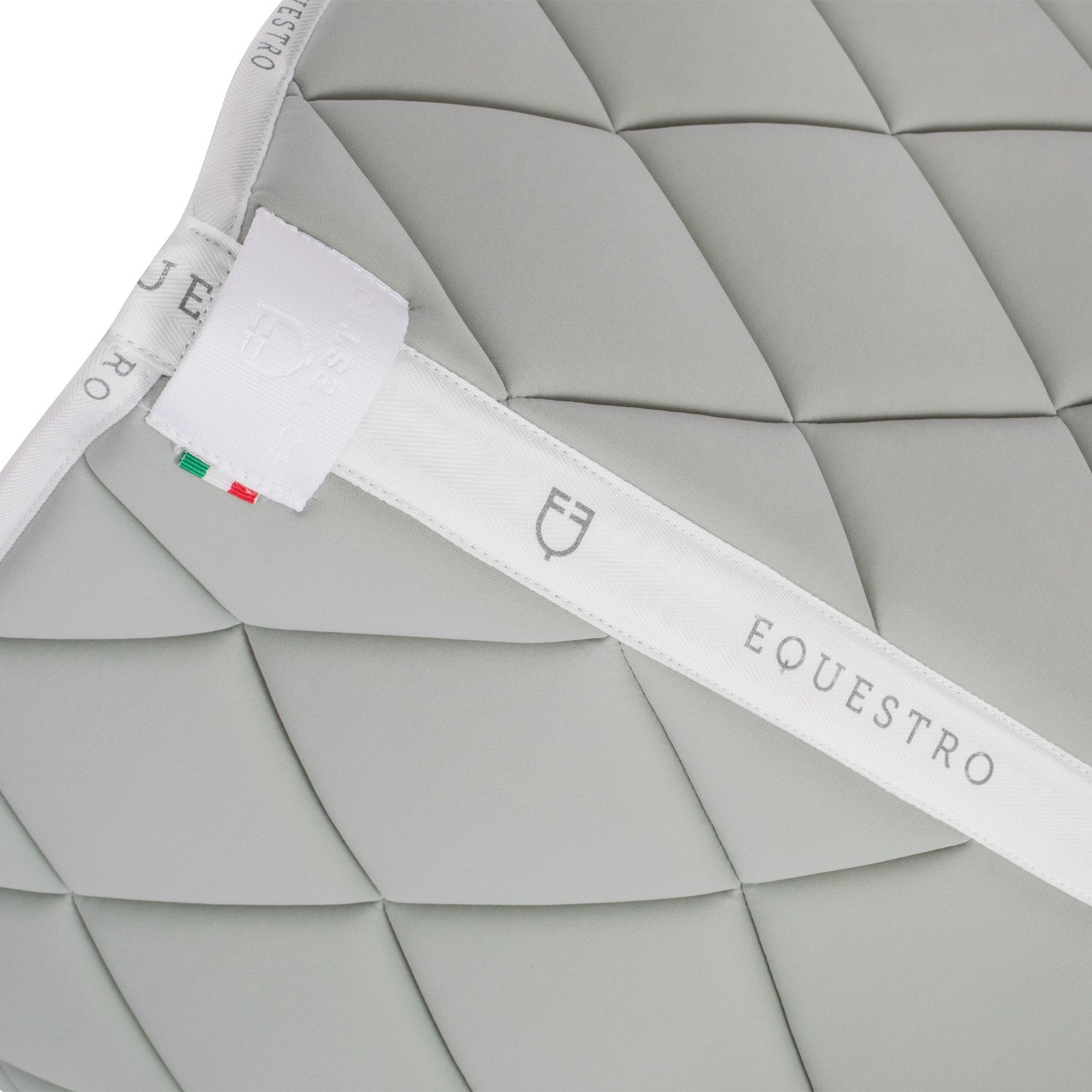 Dressage saddle pad technical fabric with logo