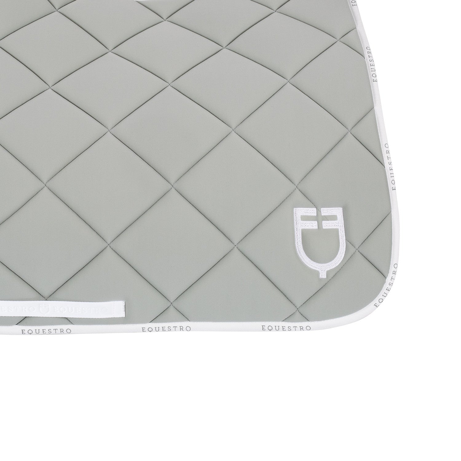Dressage saddle pad technical fabric with logo