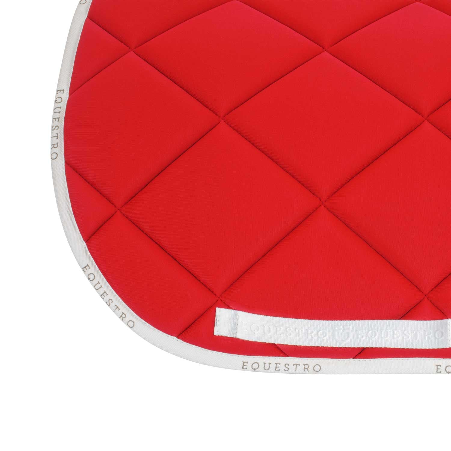 Dressage saddle pad technical fabric with logo