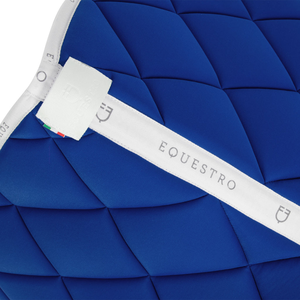 Dressage saddle pad technical fabric with logo