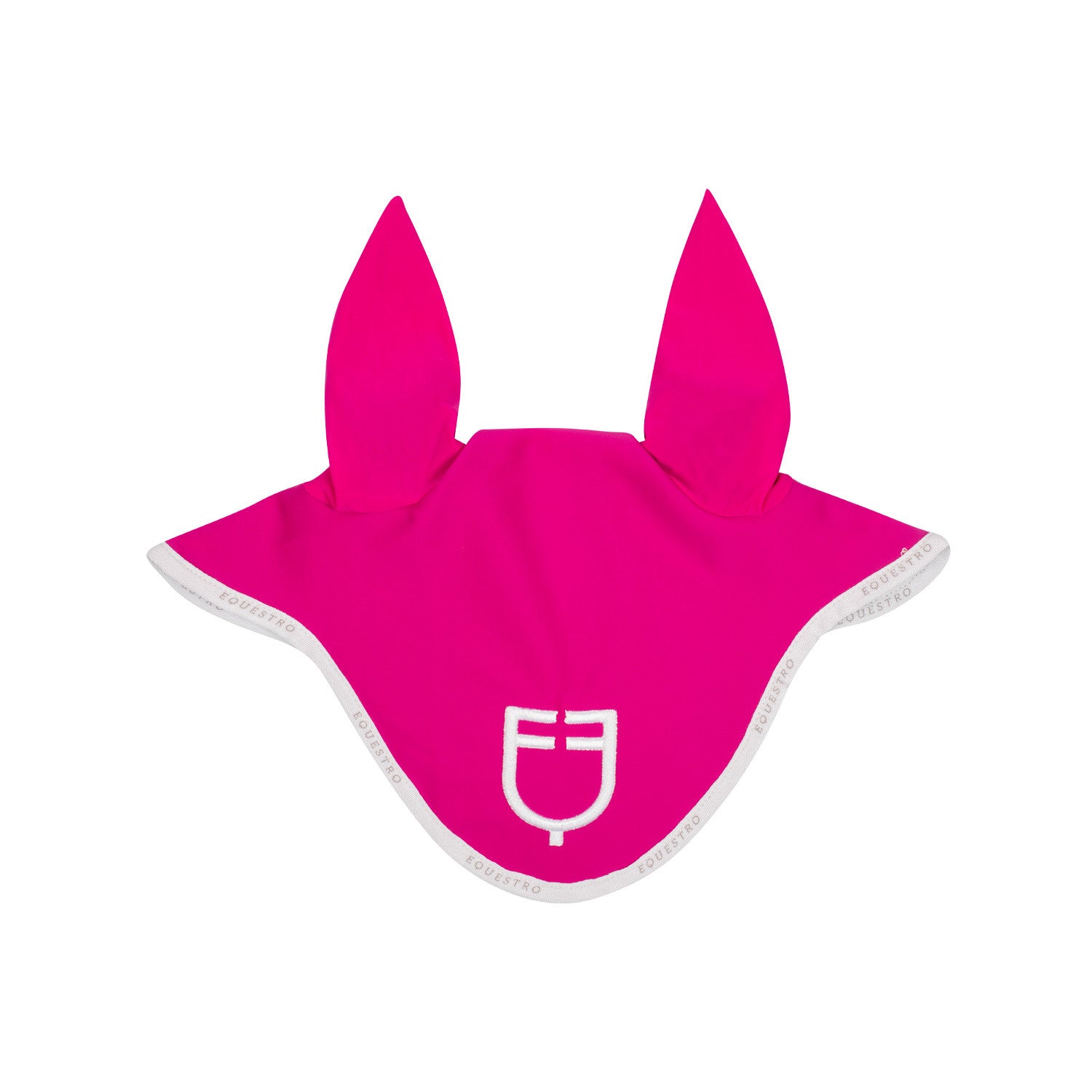 Equestro Fly veil in technical fabric with logo