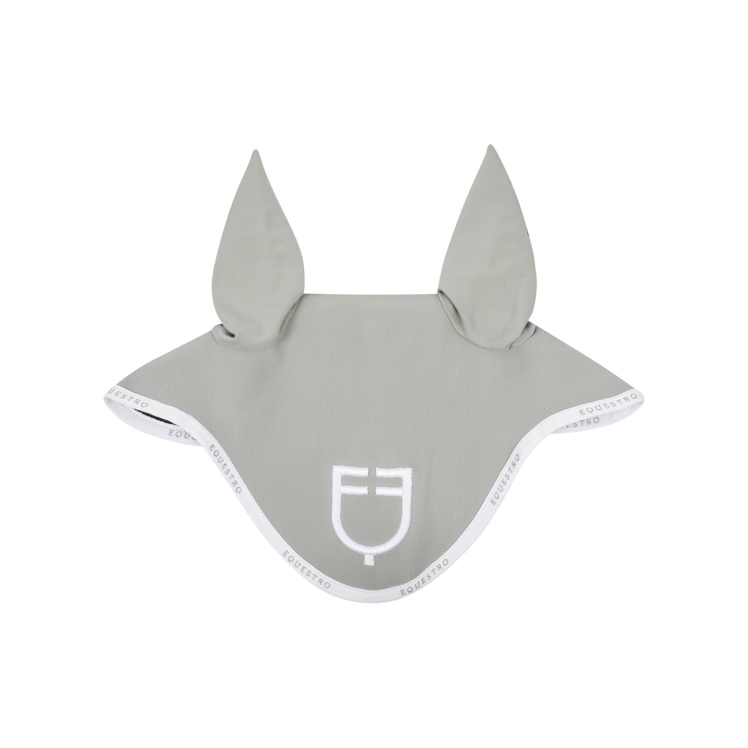 Equestro Fly veil in technical fabric with logo