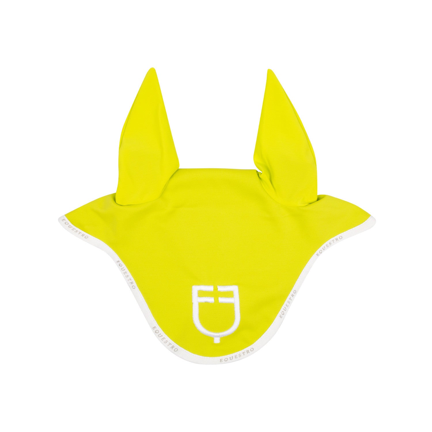Equestro Fly veil in technical fabric with logo