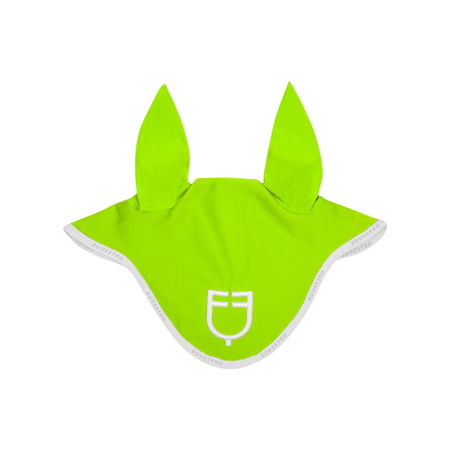 Equestro Fly veil in technical fabric with logo