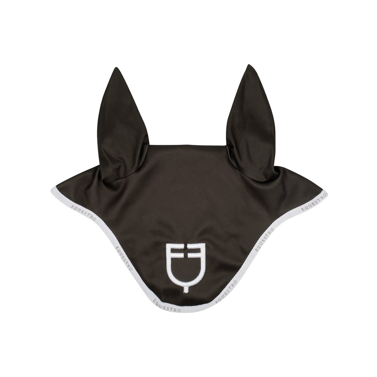 Equestro Fly veil in technical fabric with logo