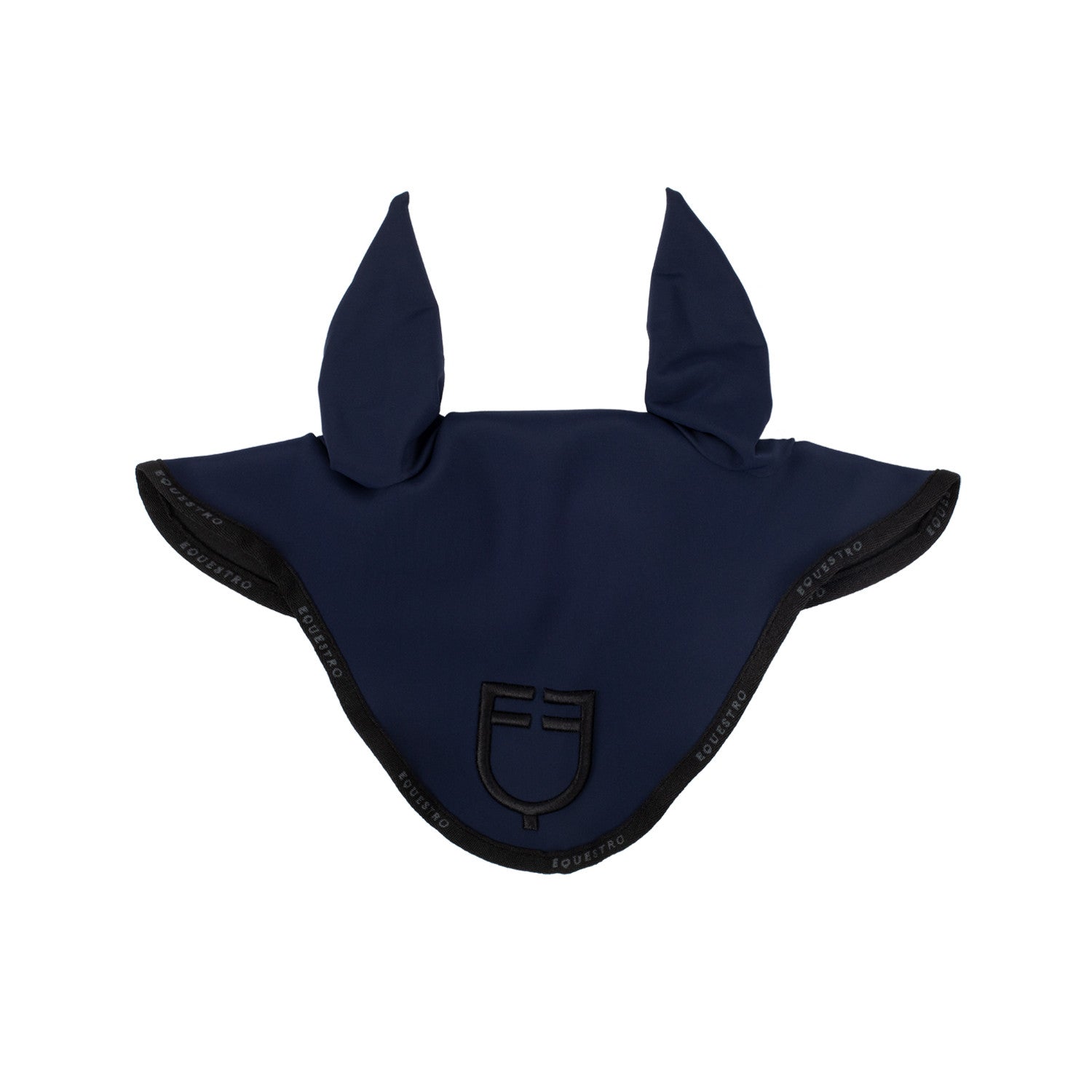 Equestro Fly veil in technical fabric with logo