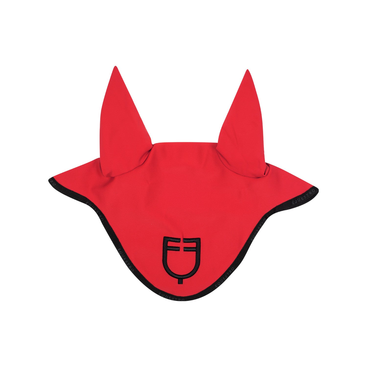 Equestro Fly veil in technical fabric with logo