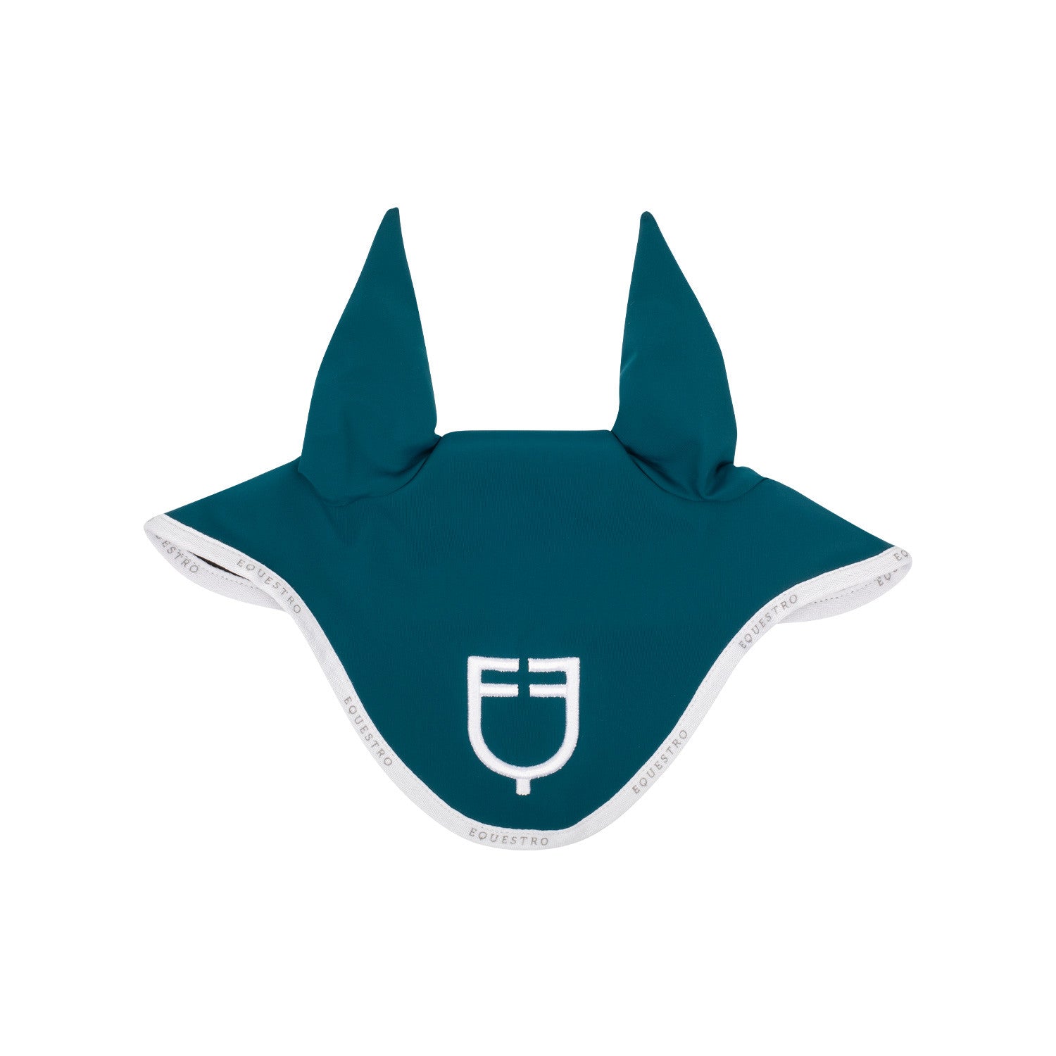 Equestro Fly veil in technical fabric with logo