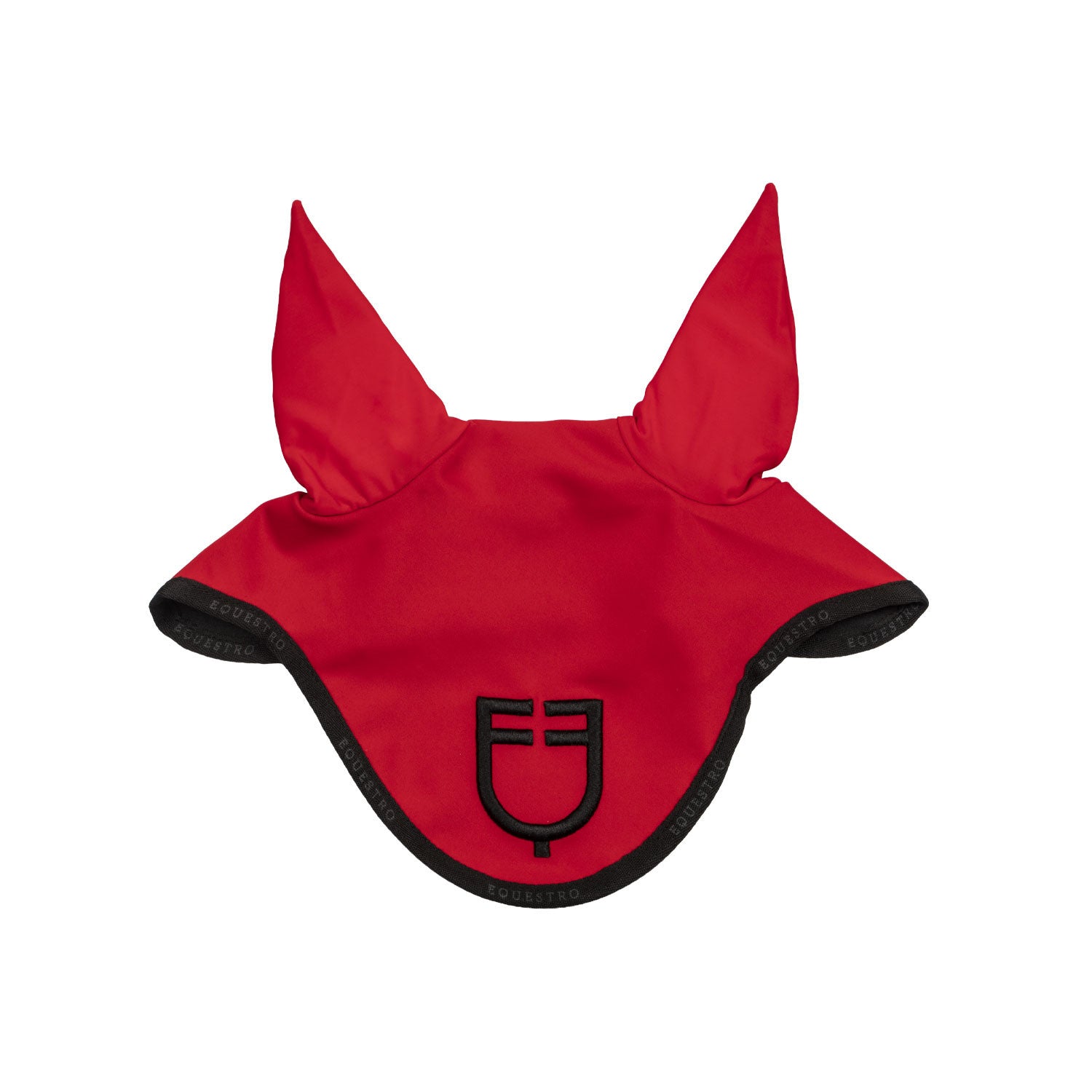 Equestro Fly veil in technical fabric with logo