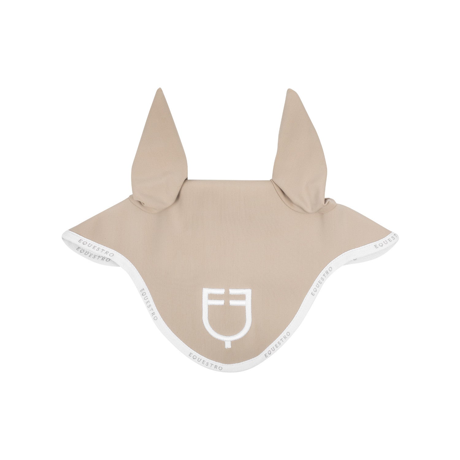Equestro Fly veil in technical fabric with logo