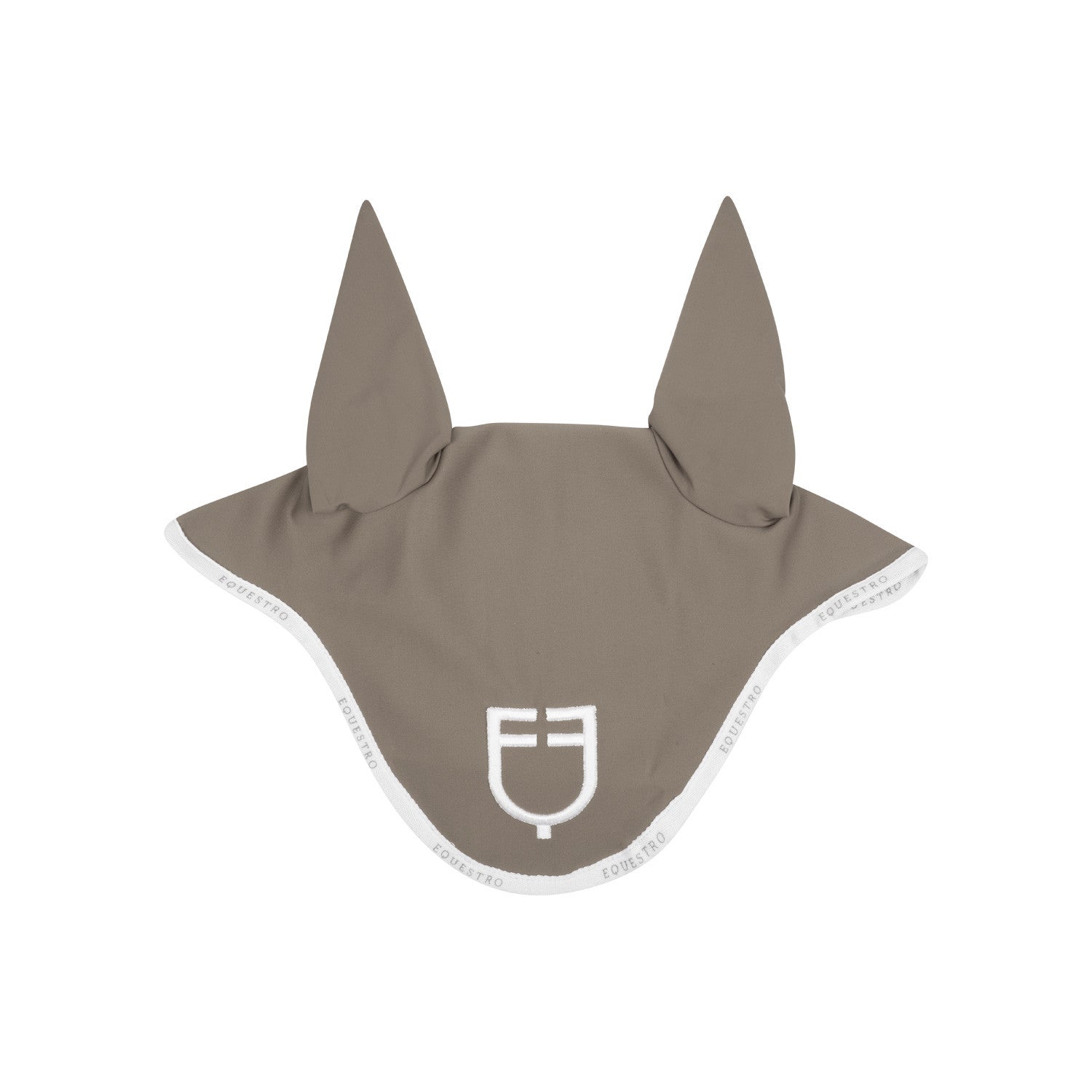 Equestro Fly veil in technical fabric with logo