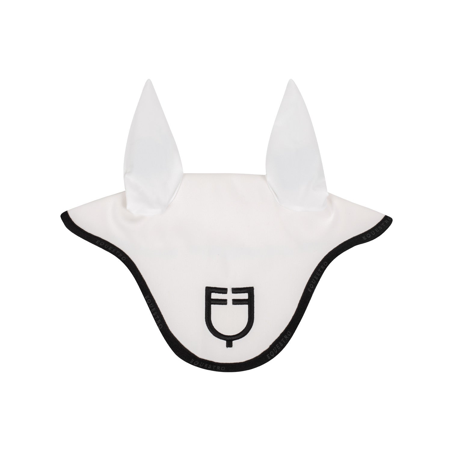Equestro Fly veil in technical fabric with logo