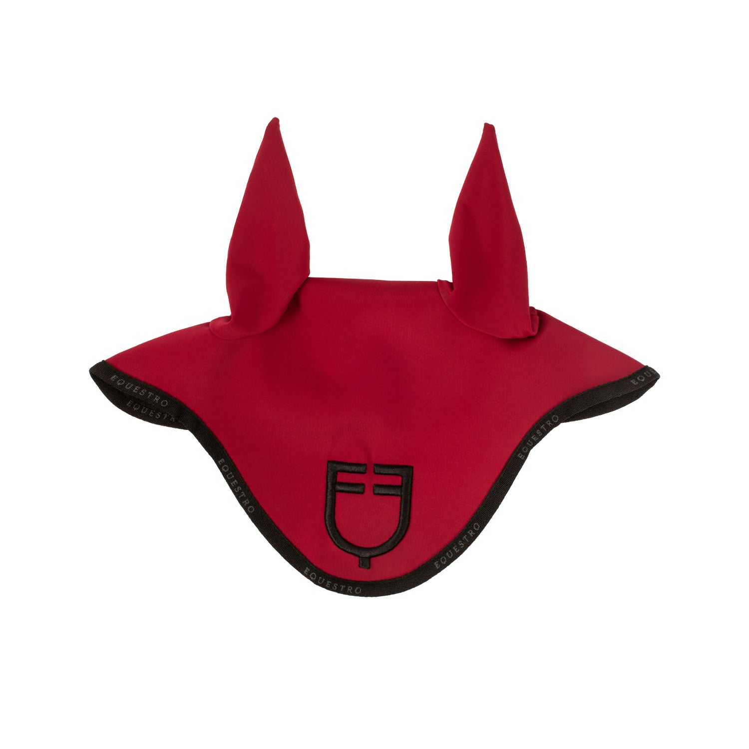 Equestro Fly veil in technical fabric with logo