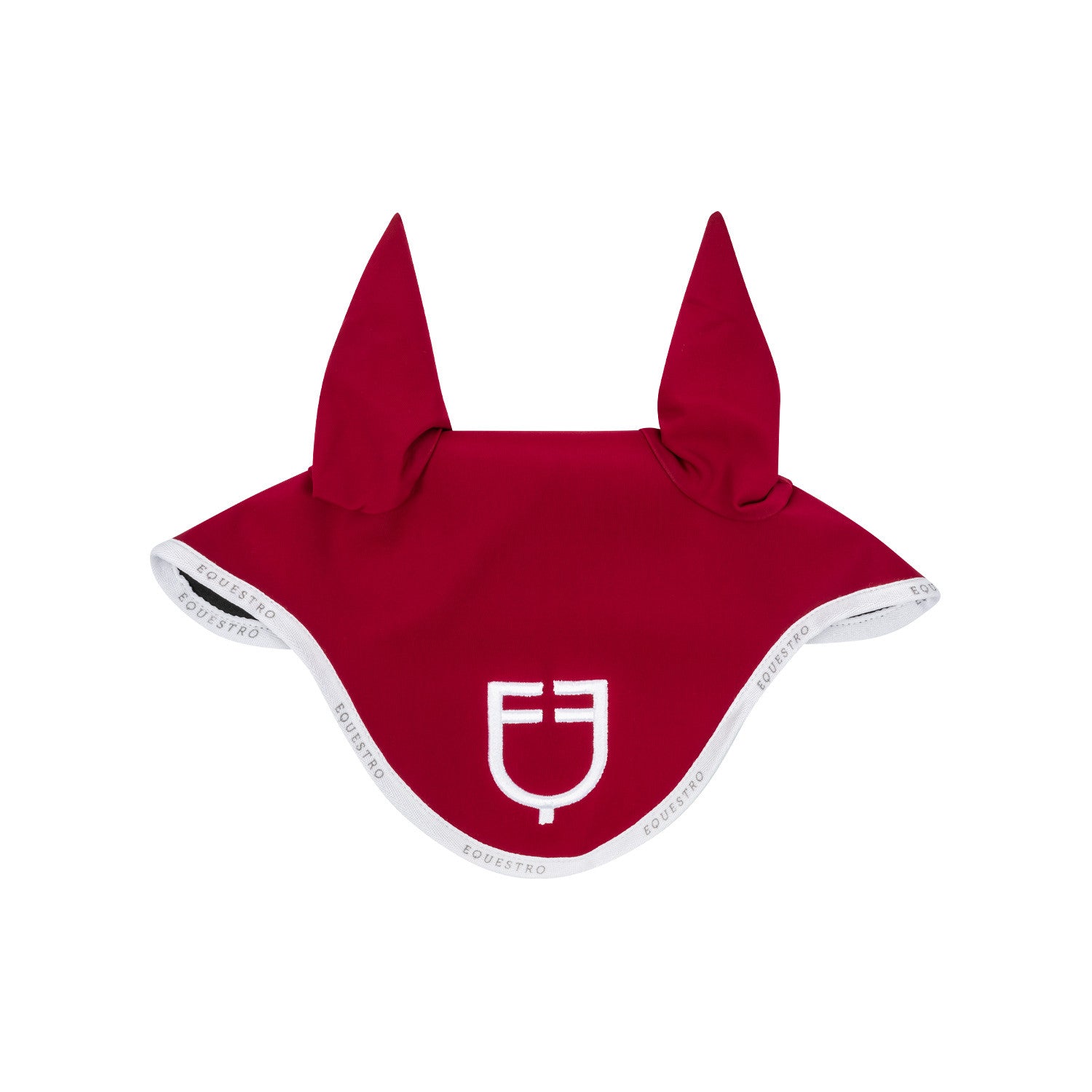 Equestro Fly veil in technical fabric with logo